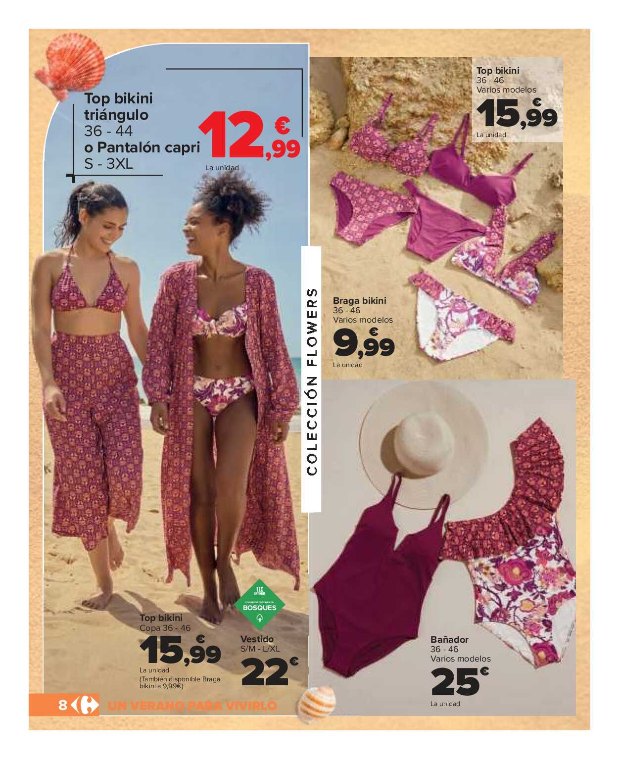 Catálogo de baño: un verano para vivirlo Carrefour. Página 08