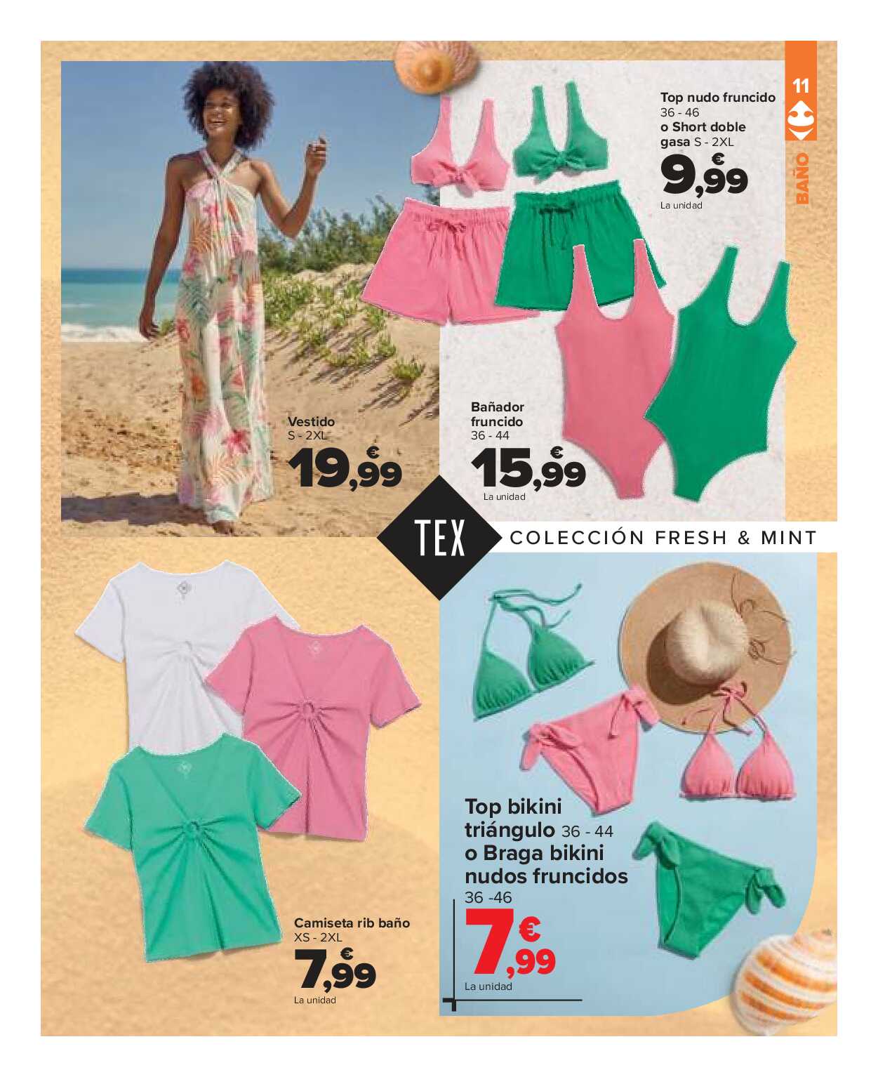 Catálogo de baño: un verano para vivirlo Carrefour. Página 11
