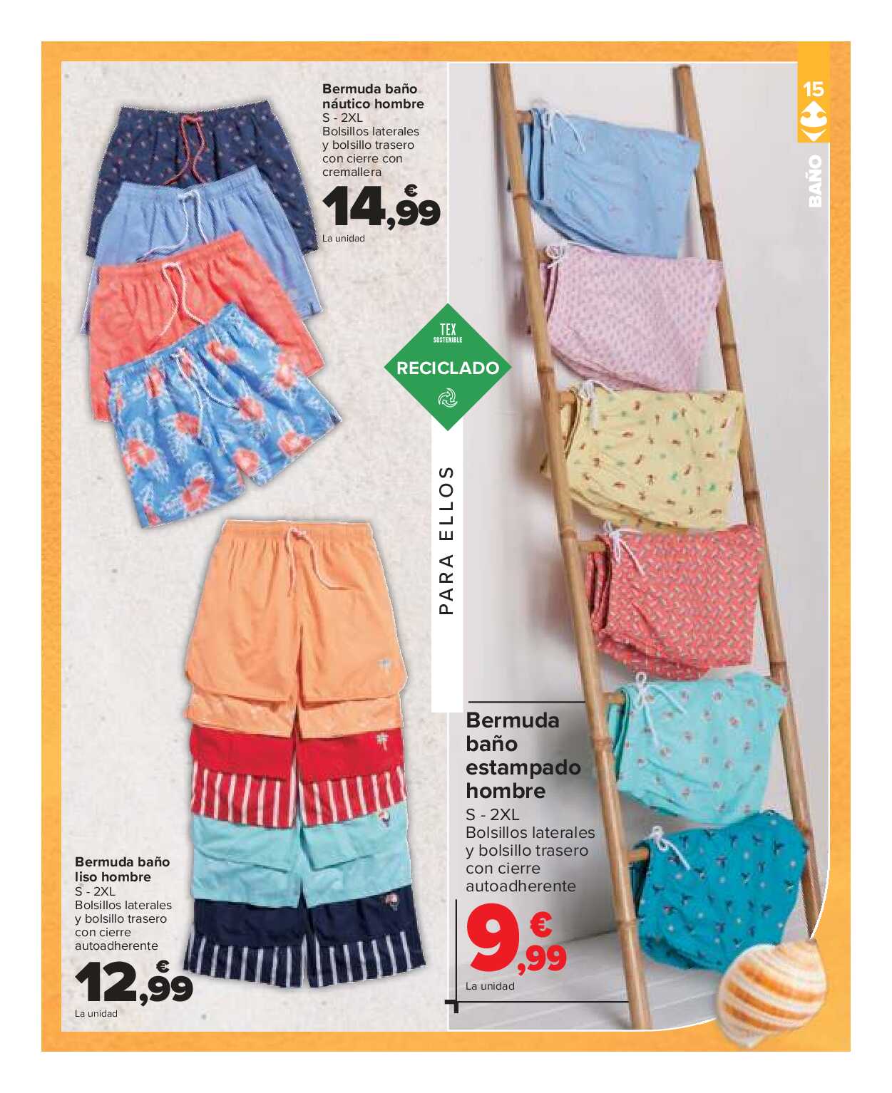 Catálogo de baño: un verano para vivirlo Carrefour. Página 15