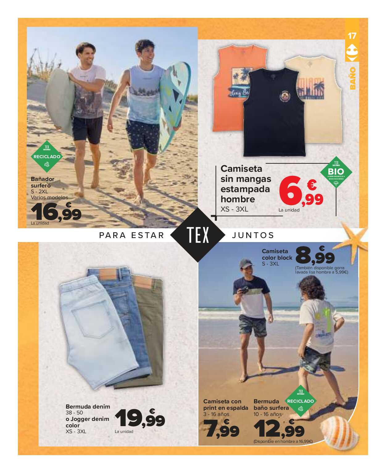 Catálogo de baño: un verano para vivirlo Carrefour. Página 17