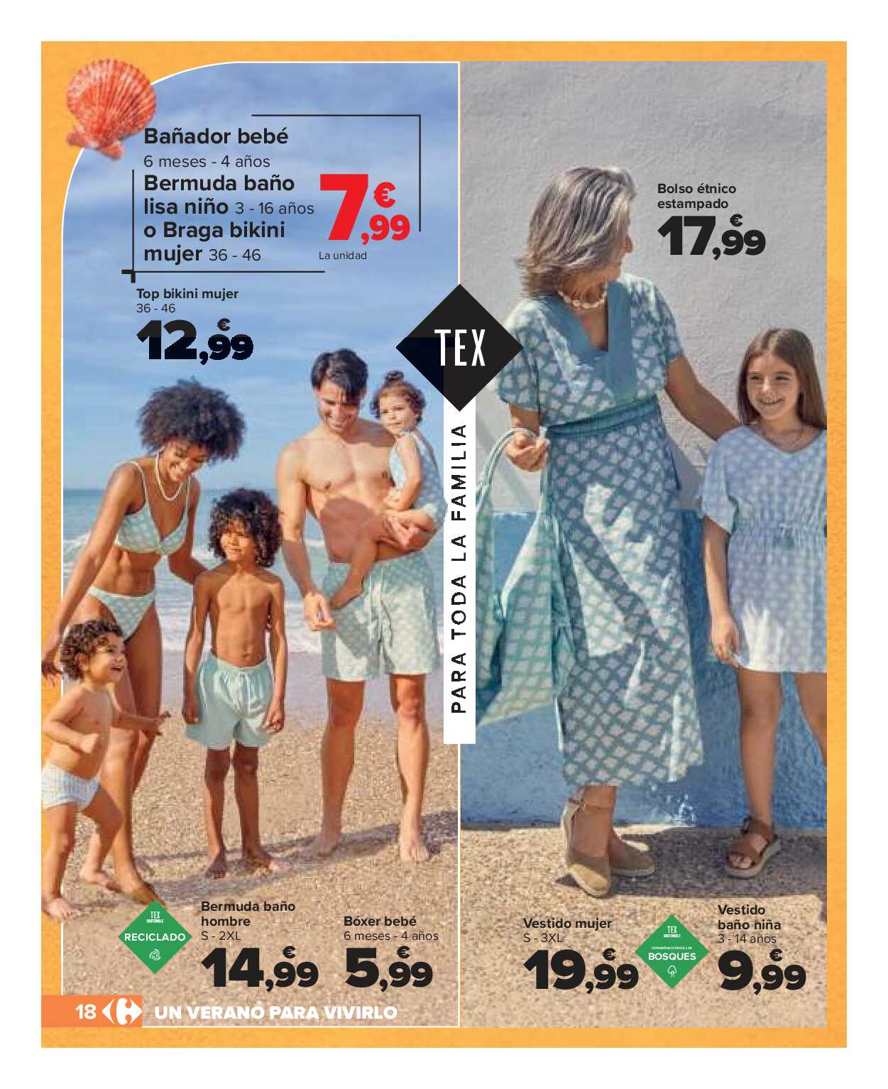 Catálogo de baño: un verano para vivirlo Carrefour. Página 18