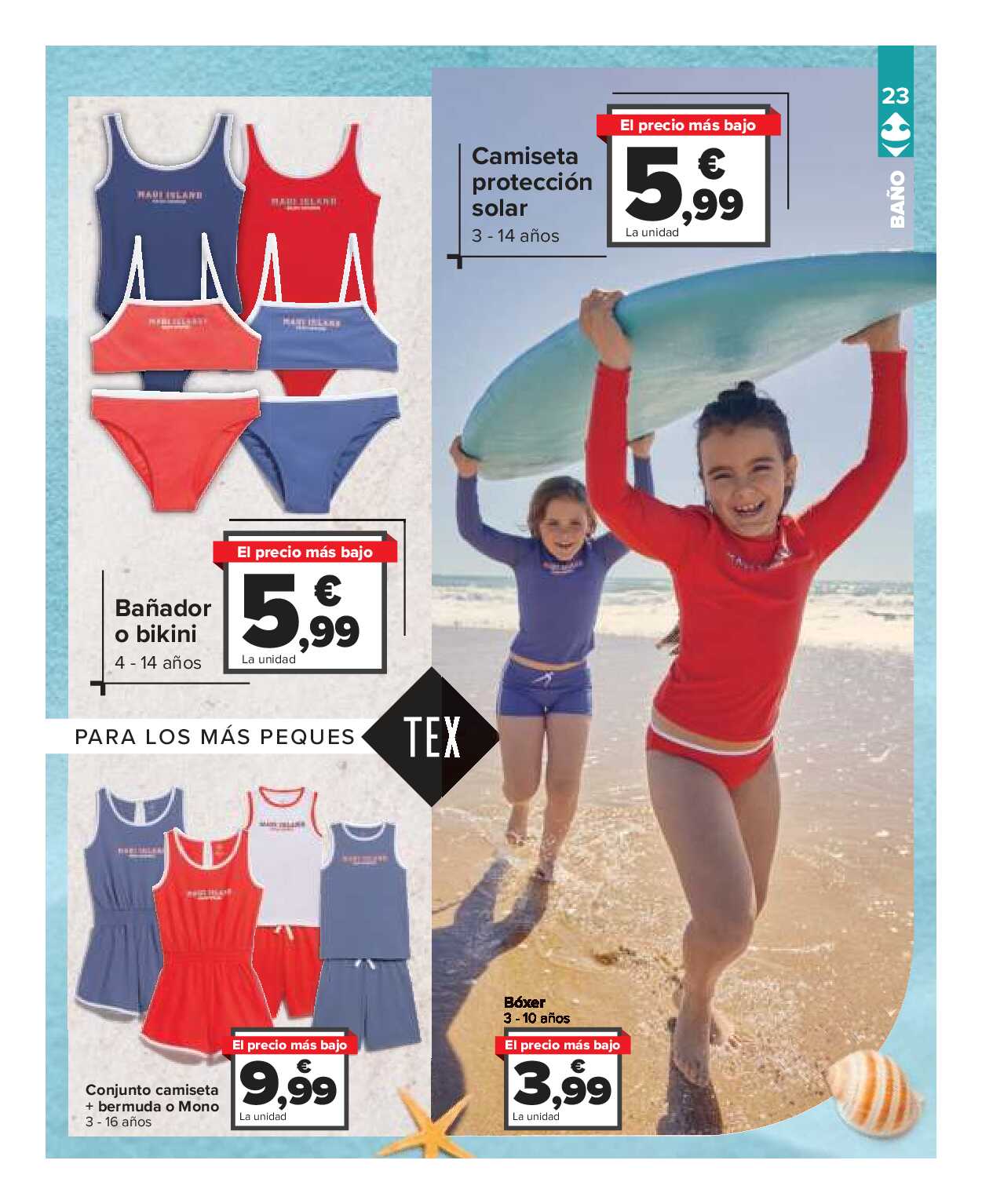 Catálogo de baño: un verano para vivirlo Carrefour. Página 23