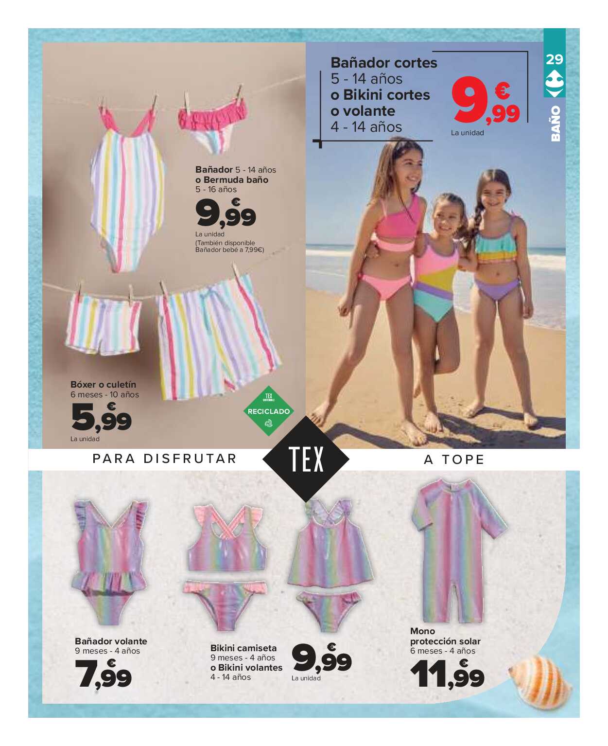 Catálogo de baño: un verano para vivirlo Carrefour. Página 29