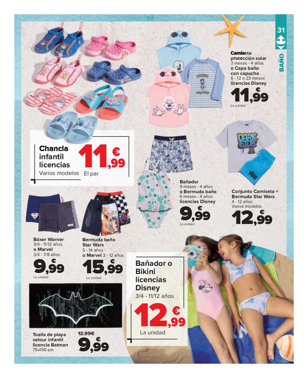 Catálogo de baño: un verano para vivirlo Carrefour. Página 31