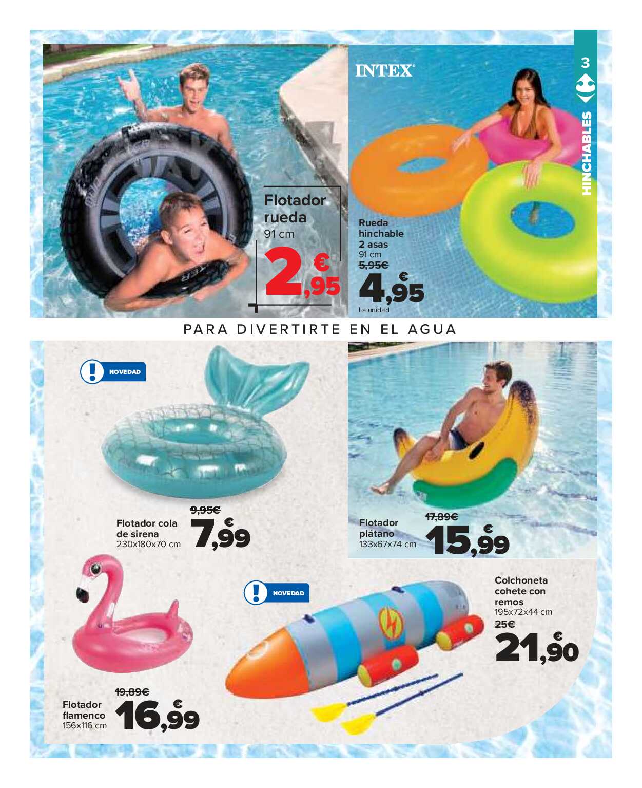 Catálogo piscinas y jardín Carrefour. Página 03