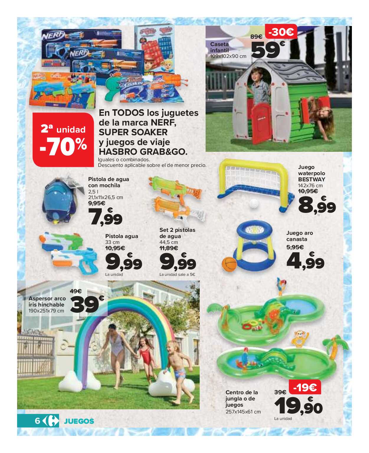 Catálogo piscinas y jardín Carrefour. Página 06