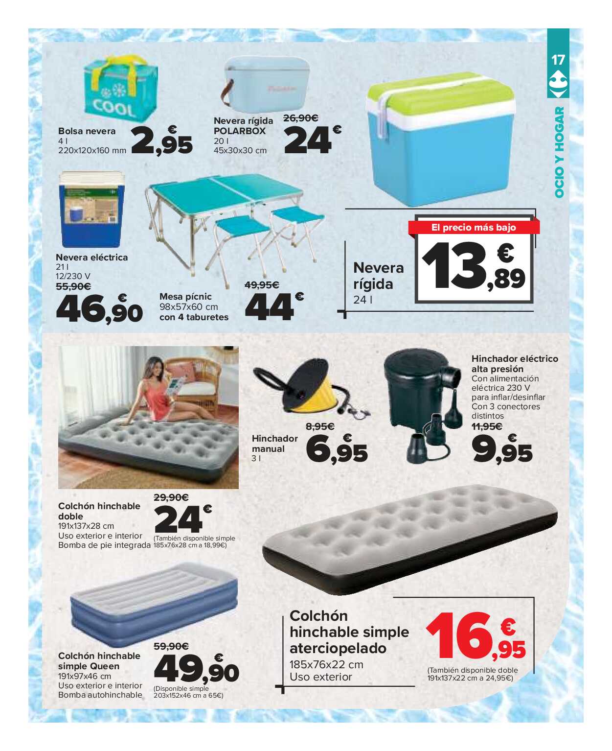 Catálogo piscinas y jardín Carrefour. Página 17