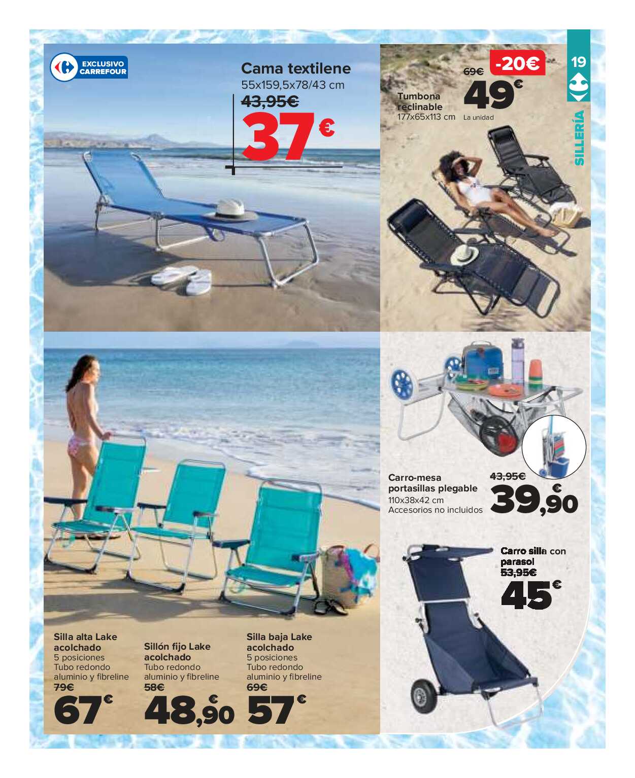 Catálogo piscinas y jardín Carrefour. Página 19
