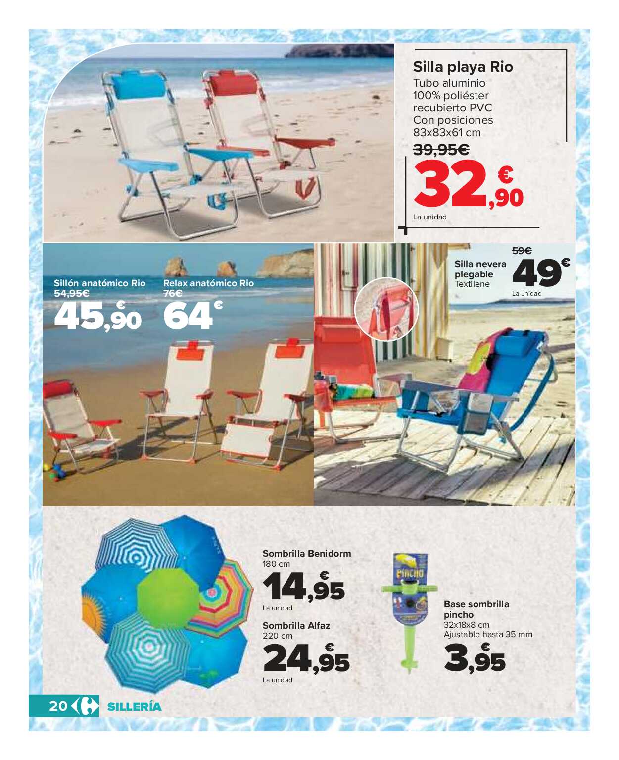 Catálogo piscinas y jardín Carrefour. Página 20