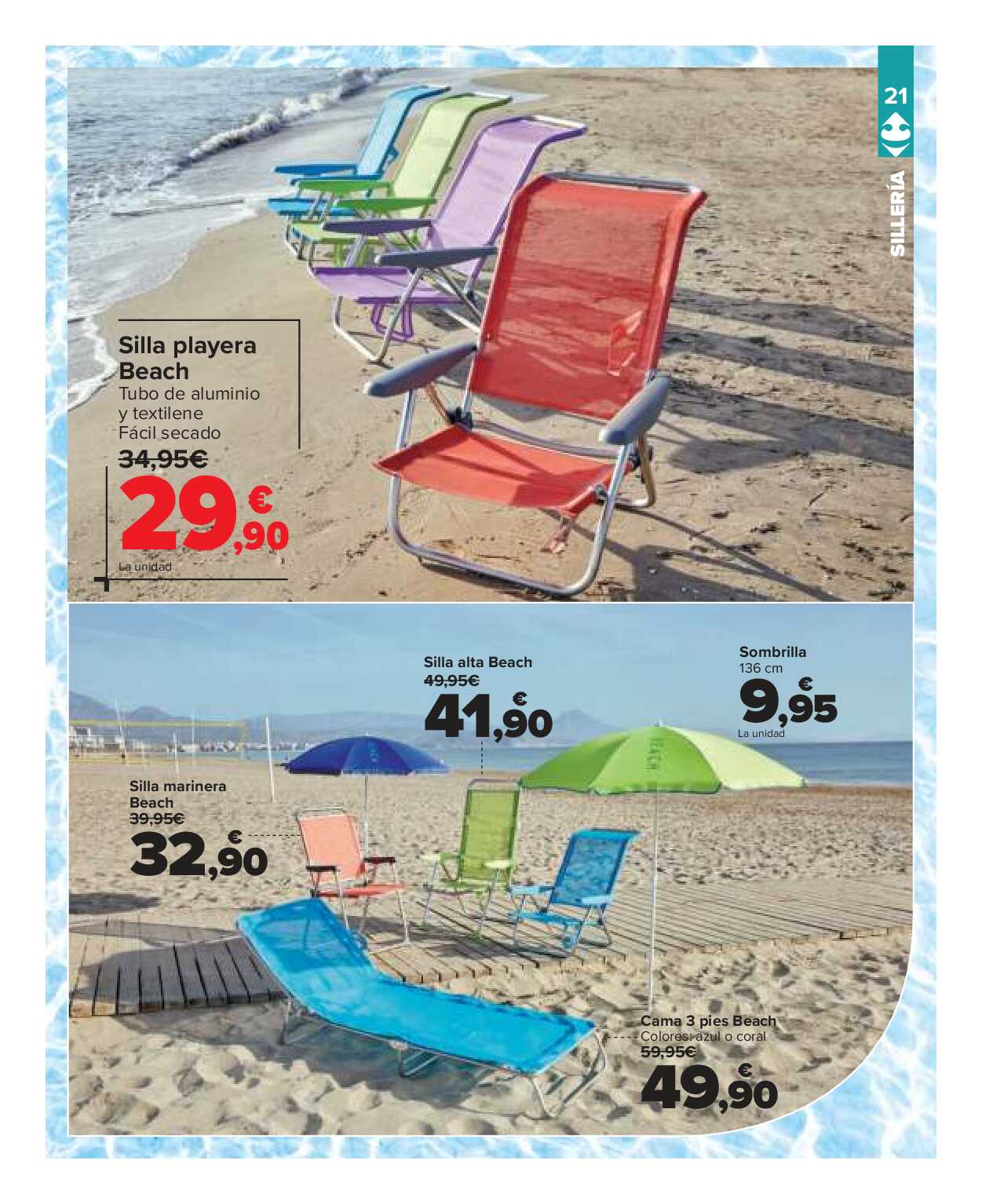 Catálogo piscinas y jardín Carrefour. Página 21