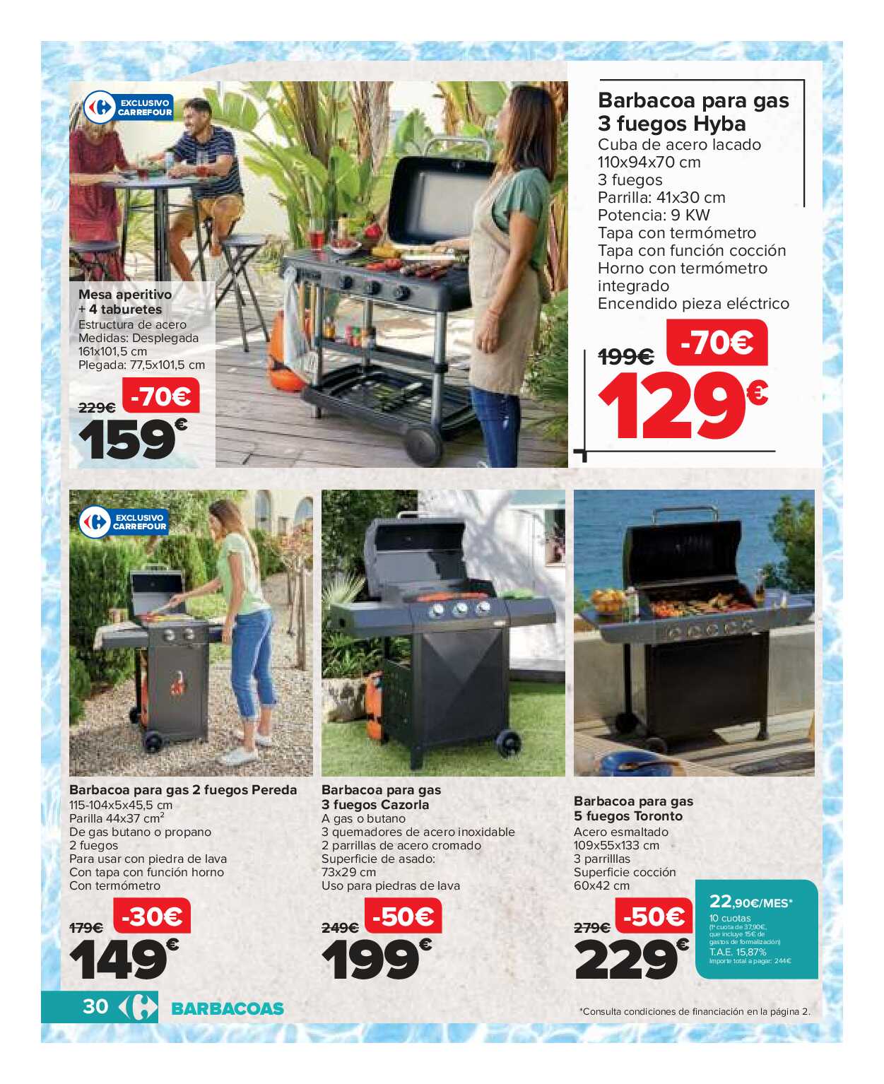 Catálogo piscinas y jardín Carrefour. Página 30