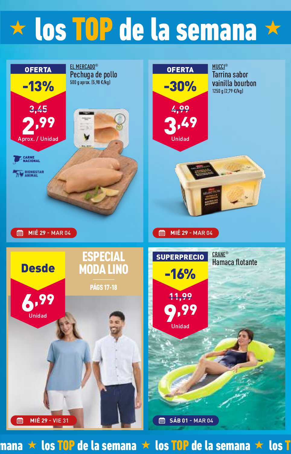 Folleto semanal Aldi. Página 02