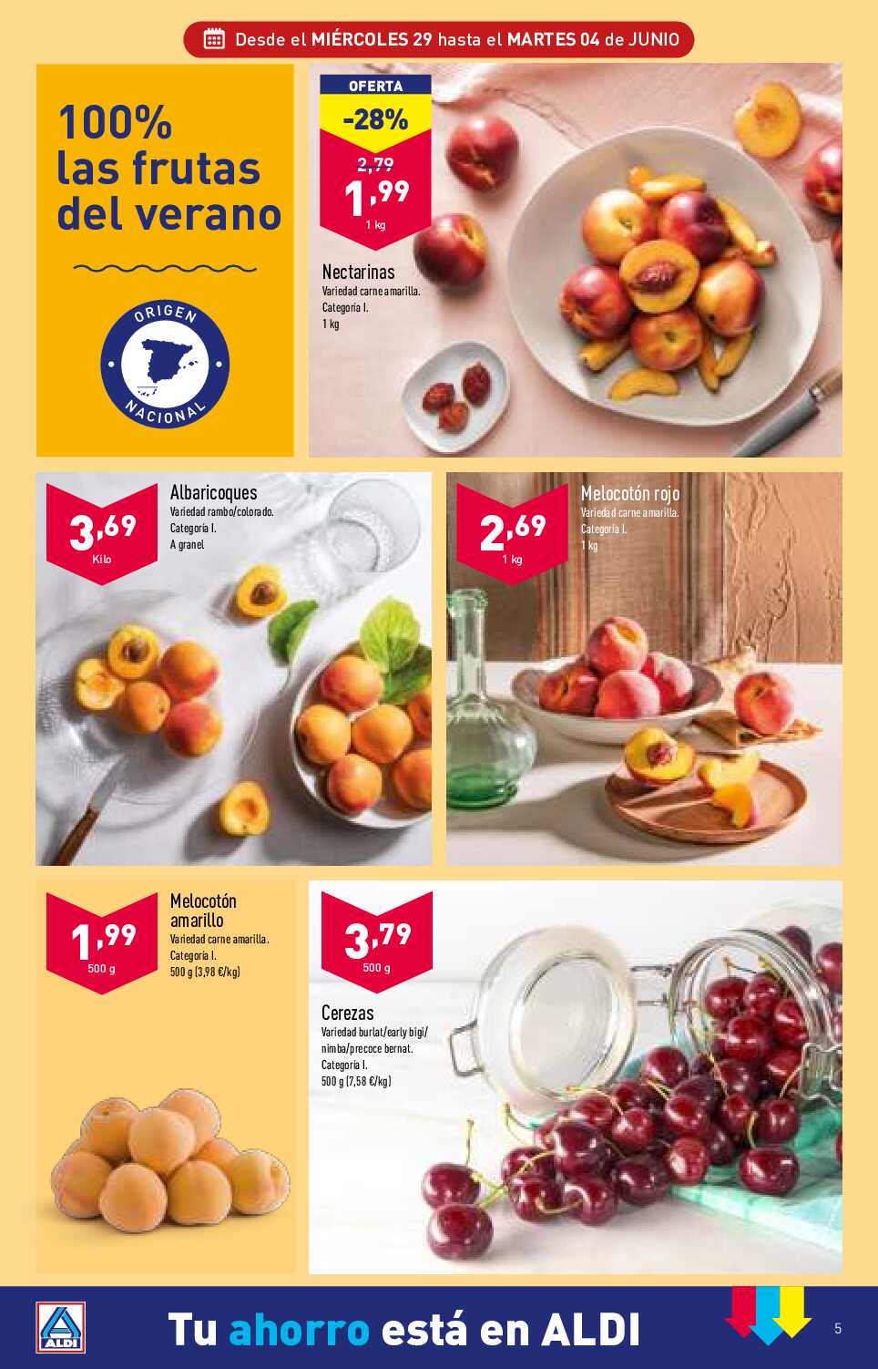 Folleto semanal Aldi. Página 05