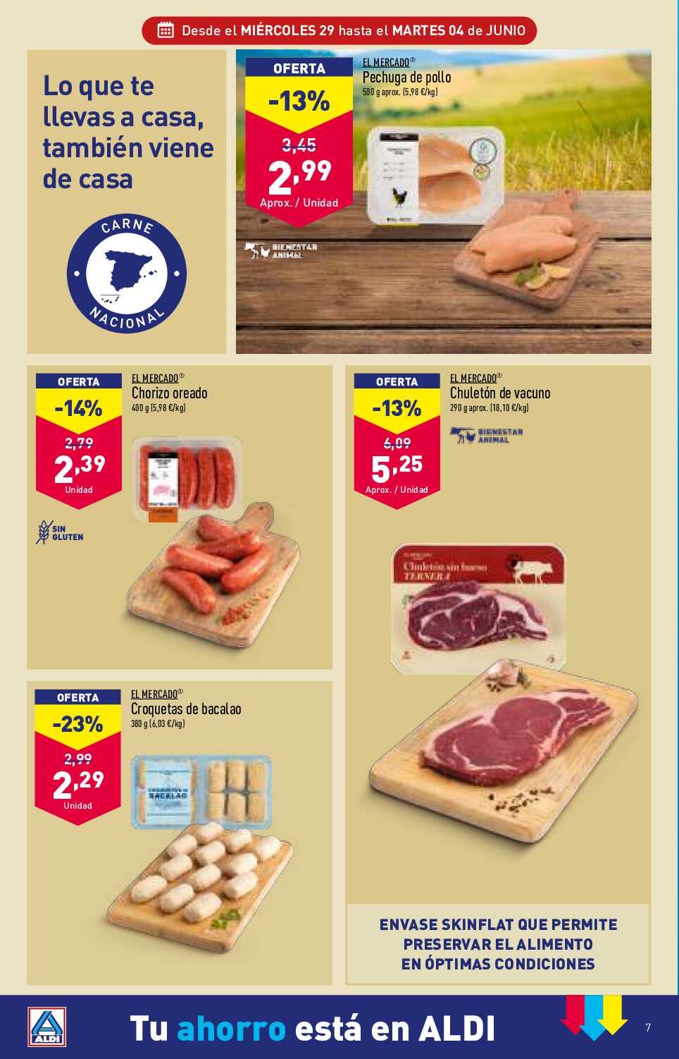 Folleto semanal Aldi. Página 07