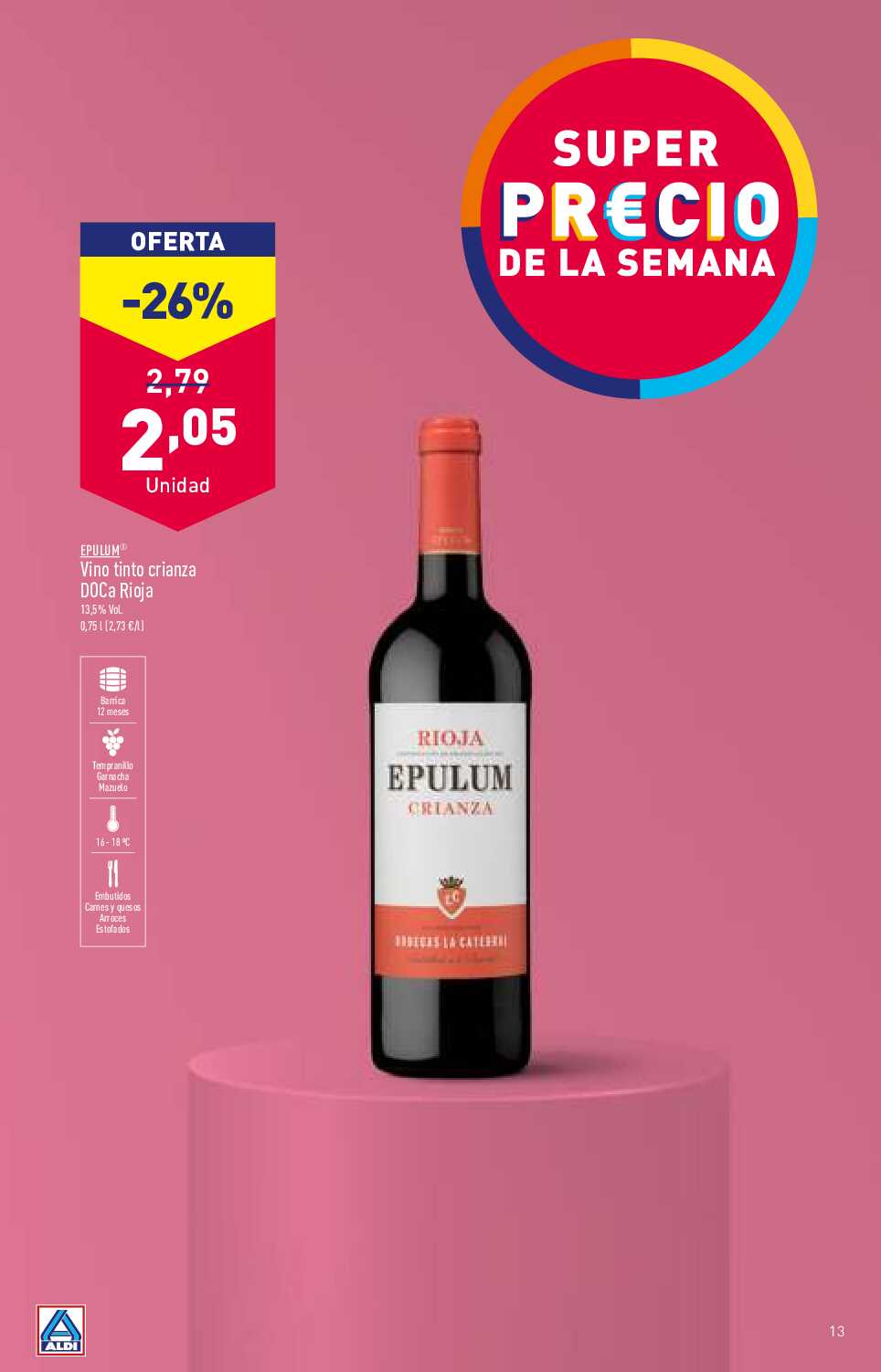 Folleto semanal Aldi. Página 13