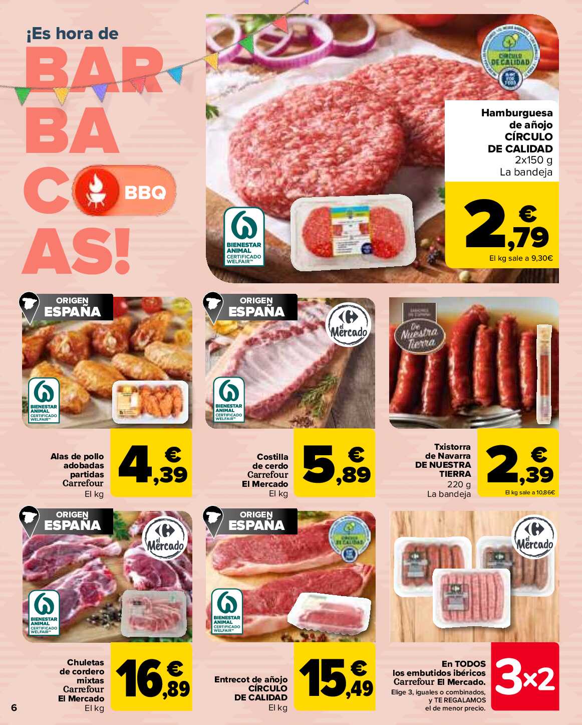 Folleto 3x2 Carrefour. Página 06