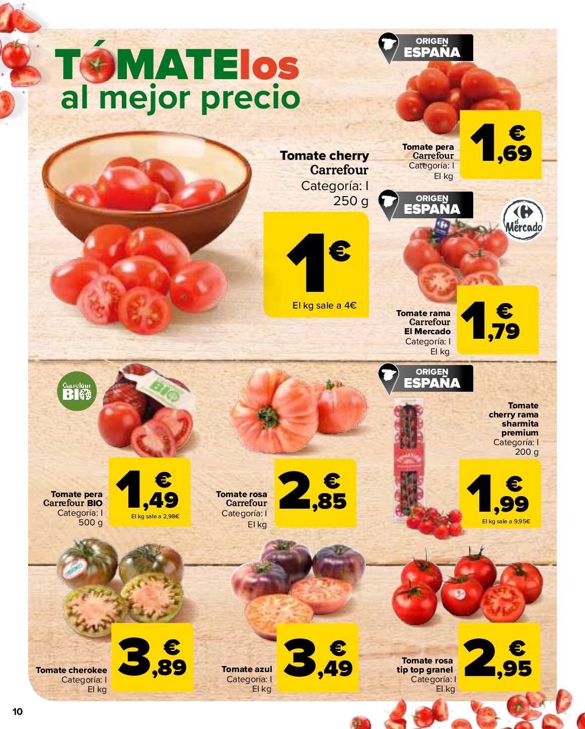 Folleto 3x2 Carrefour. Página 10