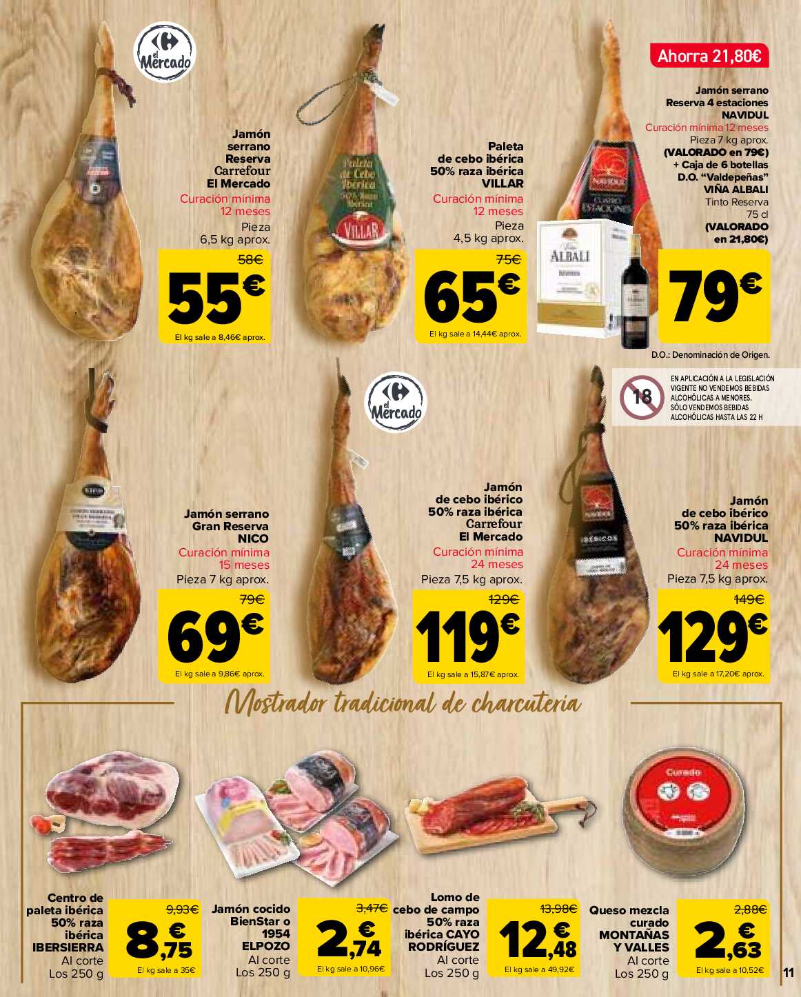 Folleto 3x2 Carrefour. Página 11