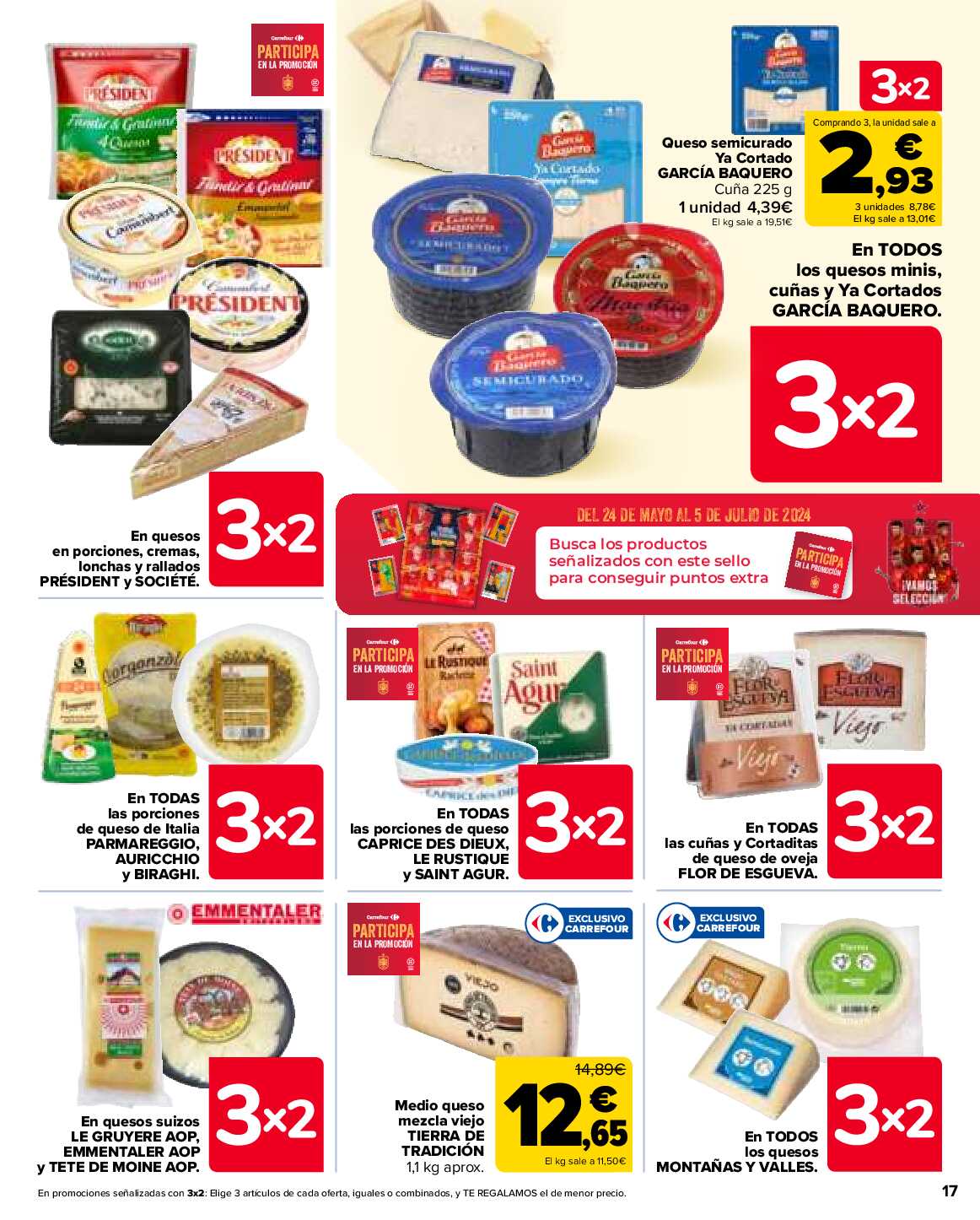 Folleto 3x2 Carrefour. Página 17