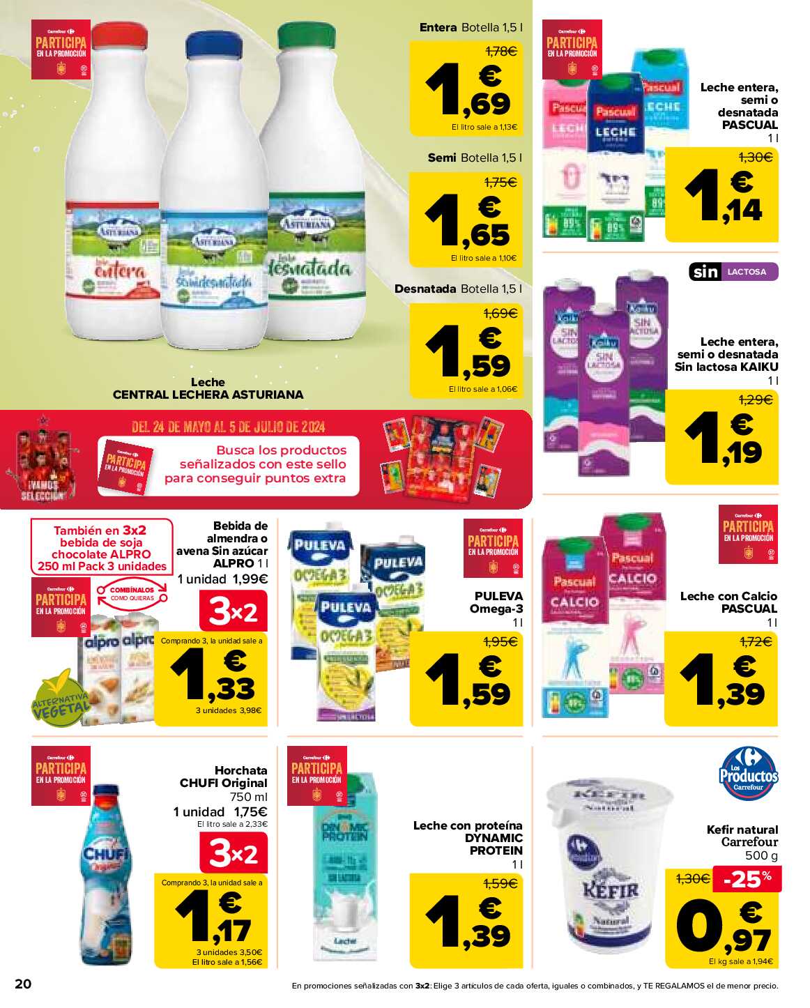 Folleto 3x2 Carrefour. Página 20