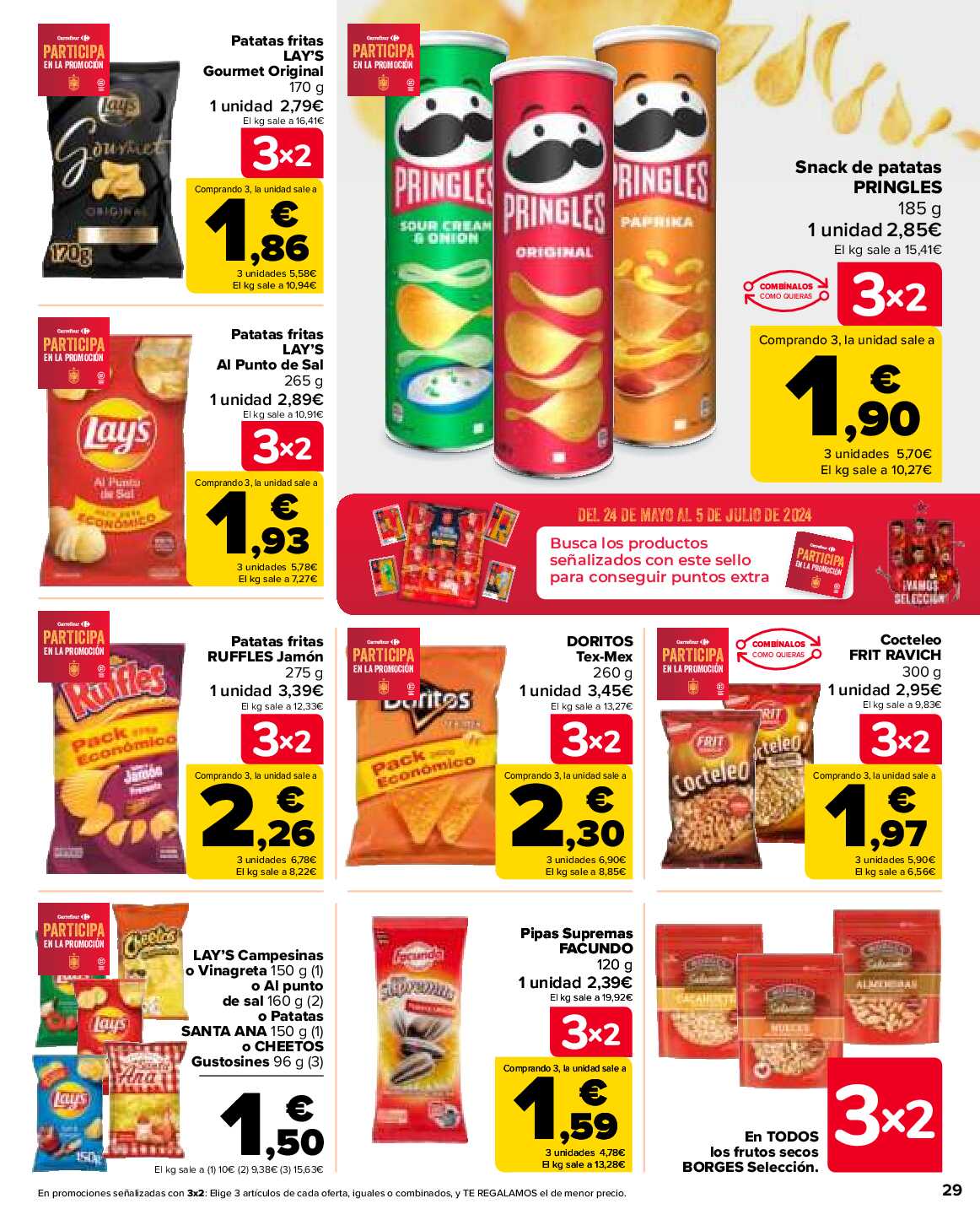 Folleto 3x2 Carrefour. Página 29