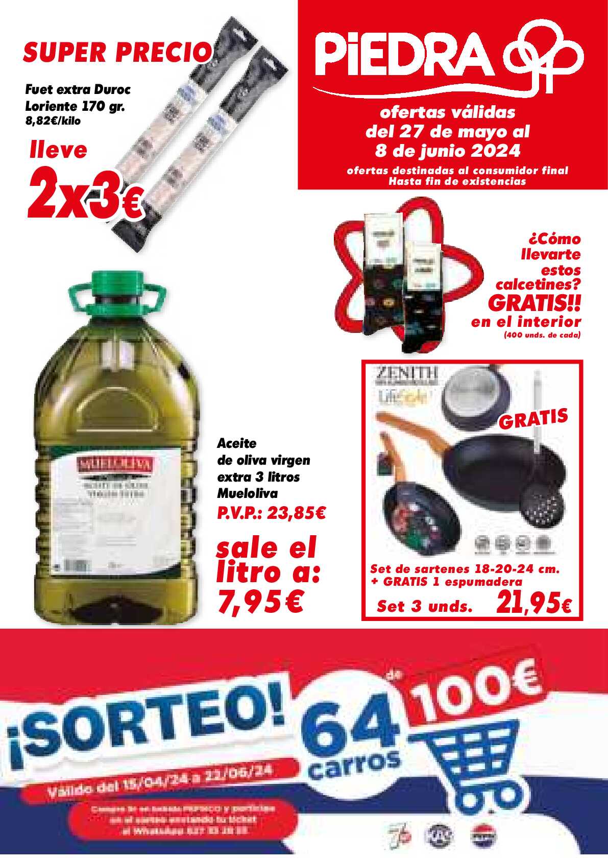 Ofertas supermercado Piedra. Página 01