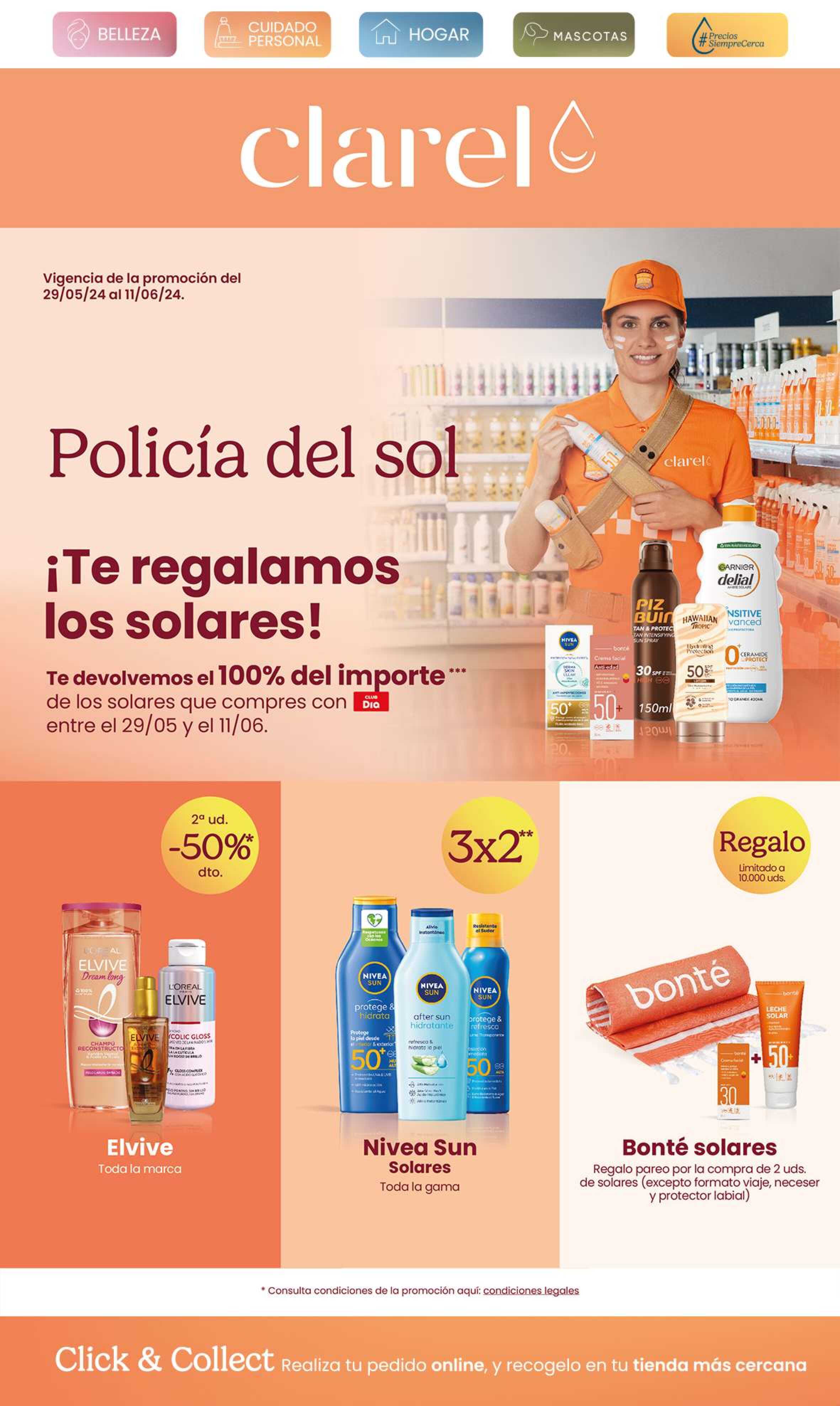 Ofertas quincenales Clarel. Página 01