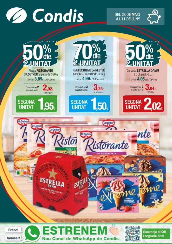 Catálogo de ofertas Condis. Página de portada