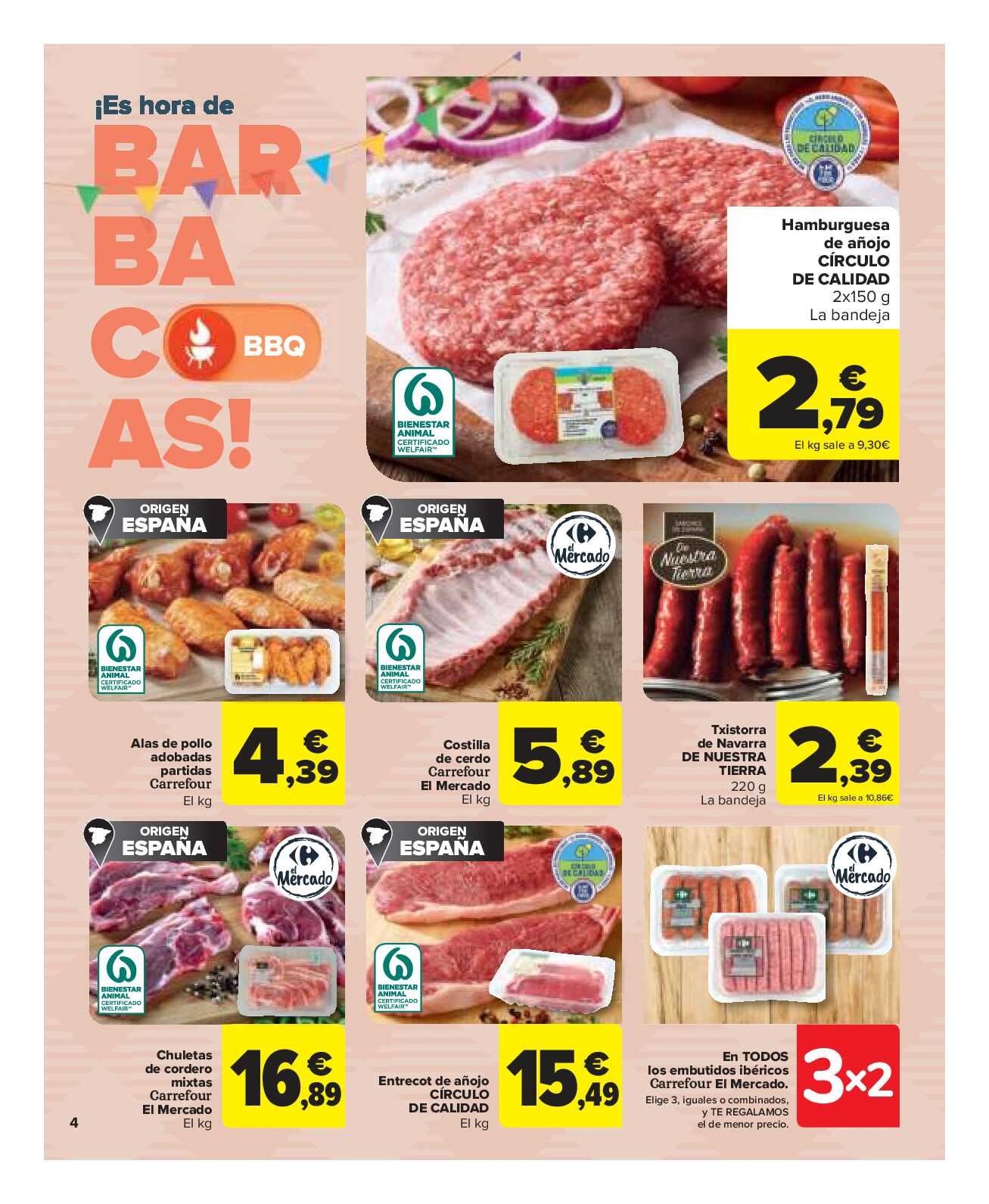 Catálogo de ofertas 3x2 Carrefour Market. Página 04