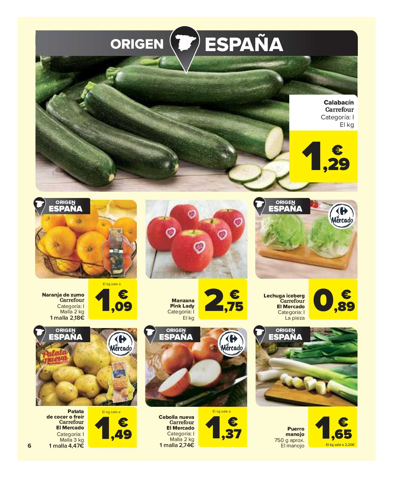 Catálogo de ofertas 3x2 Carrefour Market. Página 06