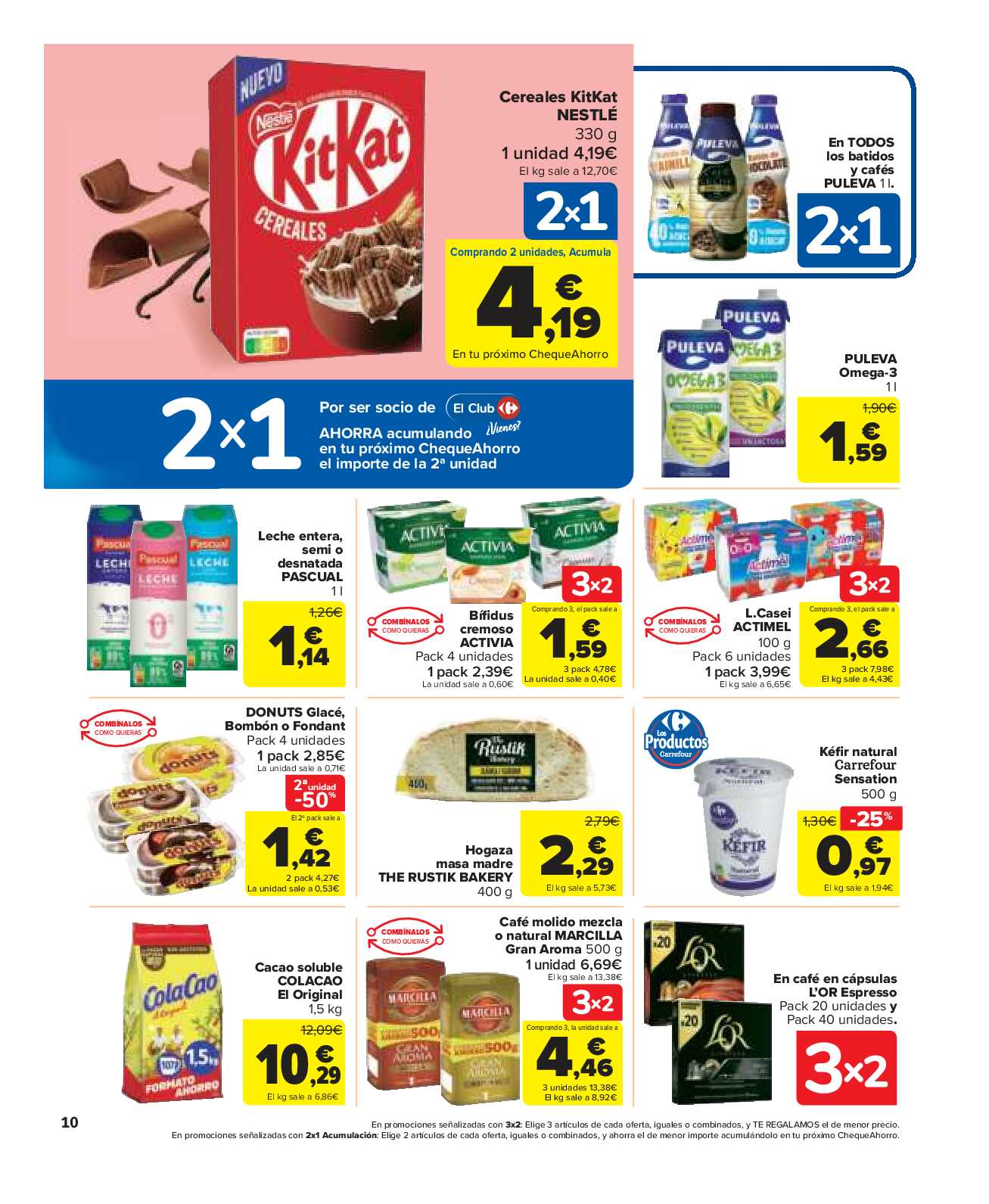 Catálogo de ofertas 3x2 Carrefour Market. Página 10