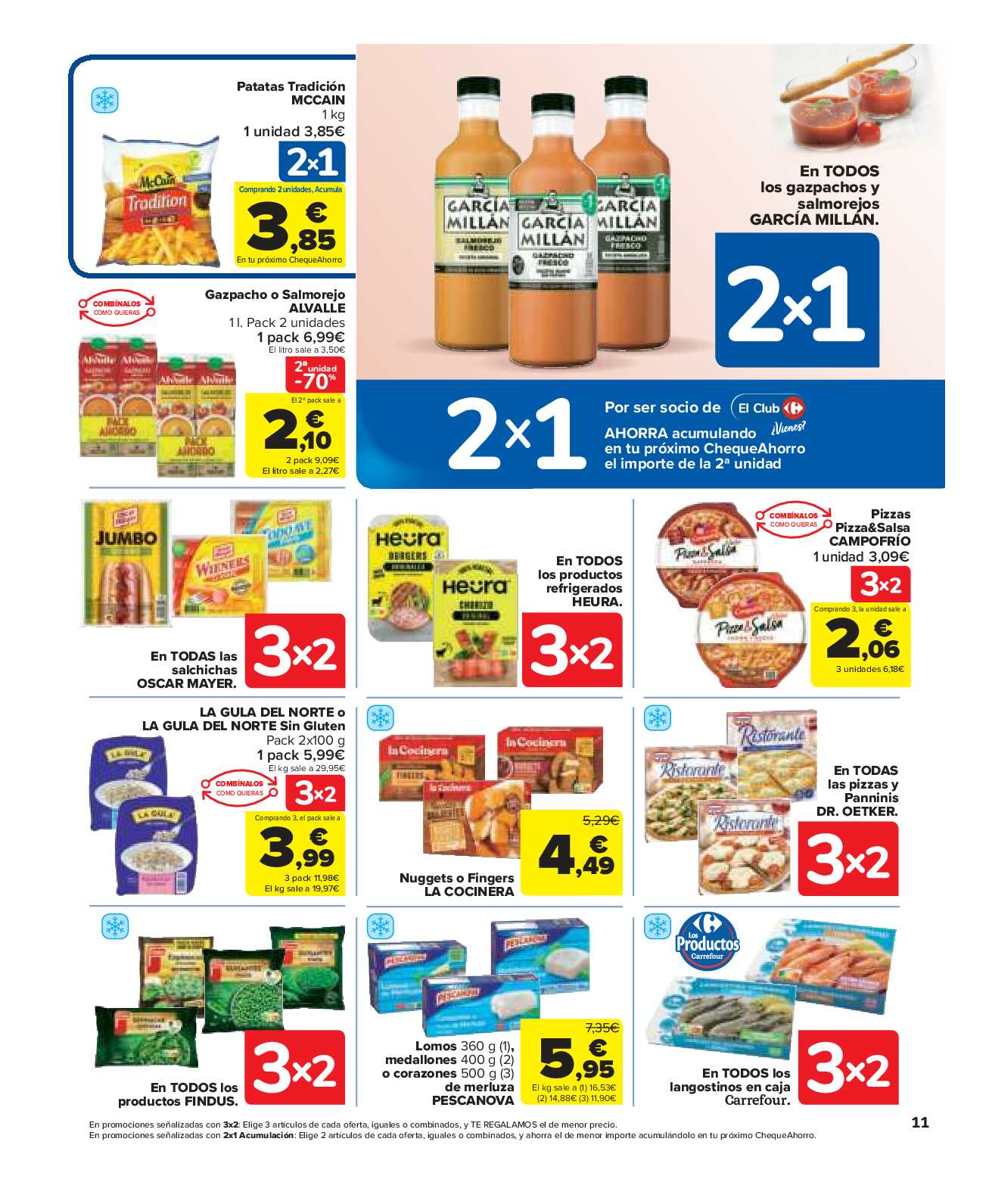 Catálogo de ofertas 3x2 Carrefour Market. Página 11