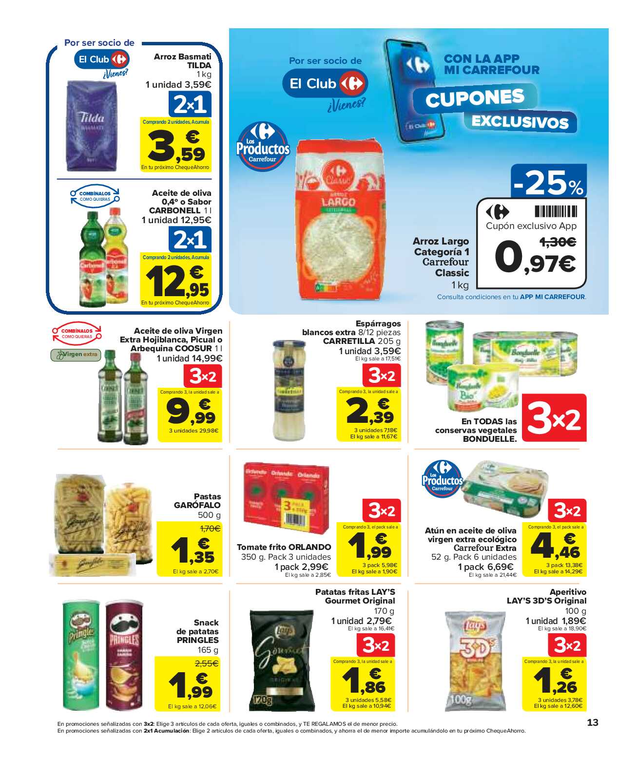 Catálogo de ofertas 3x2 Carrefour Market. Página 13