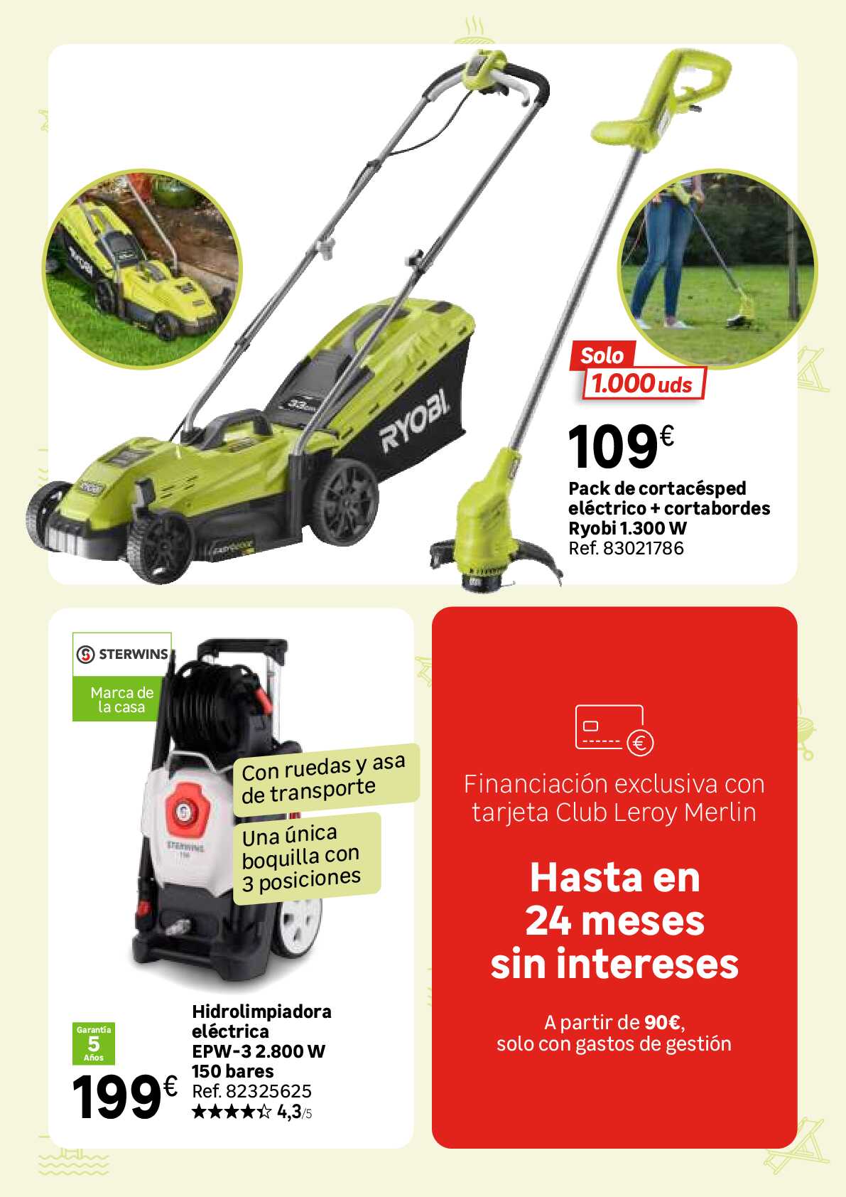 Modo vacaciones. Ofertas hasta -30% Leroy Merlin. Página 23