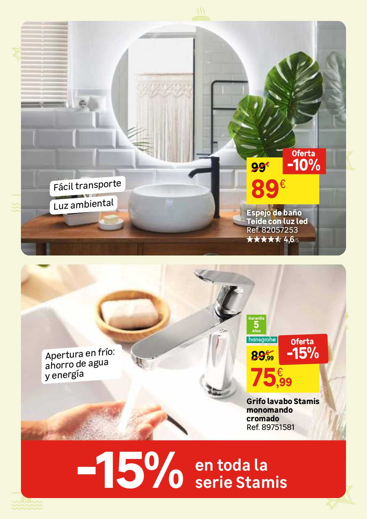 Modo vacaciones. Ofertas hasta -30% Leroy Merlin. Página 42