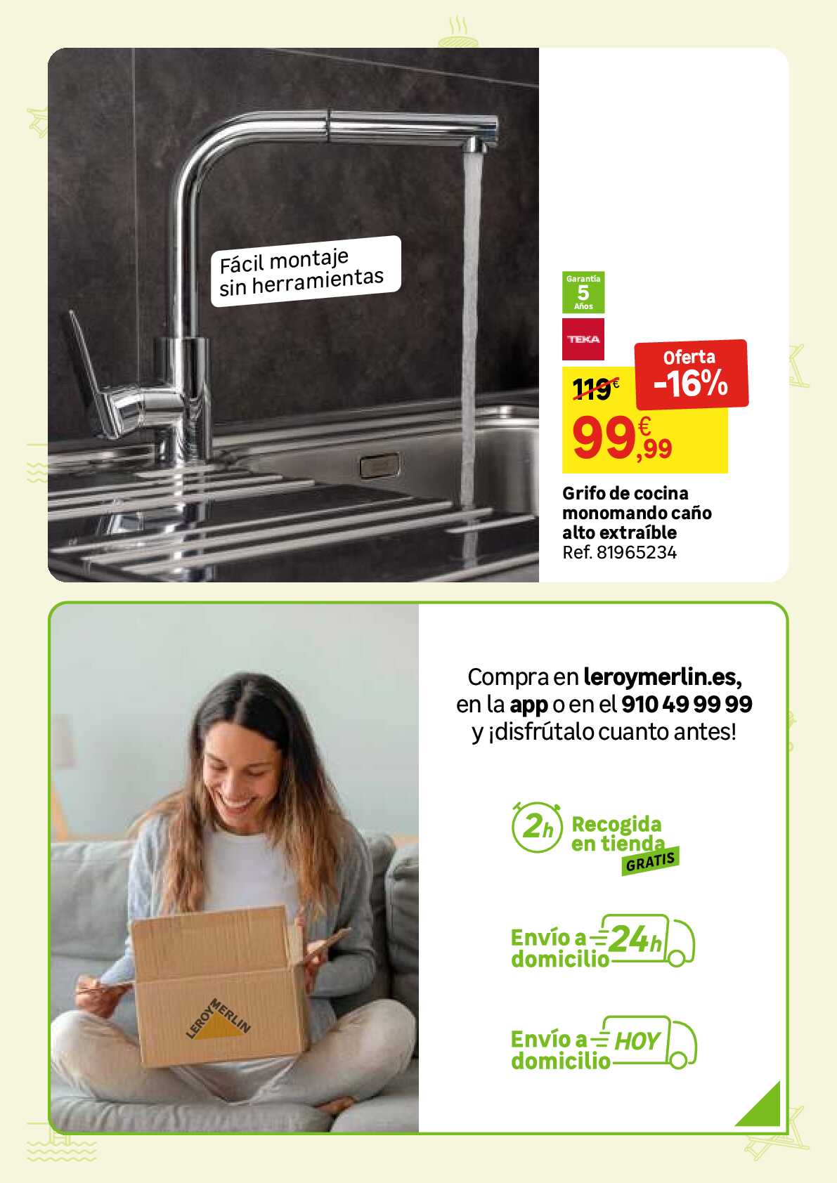 Modo vacaciones. Ofertas hasta -30% Leroy Merlin. Página 48