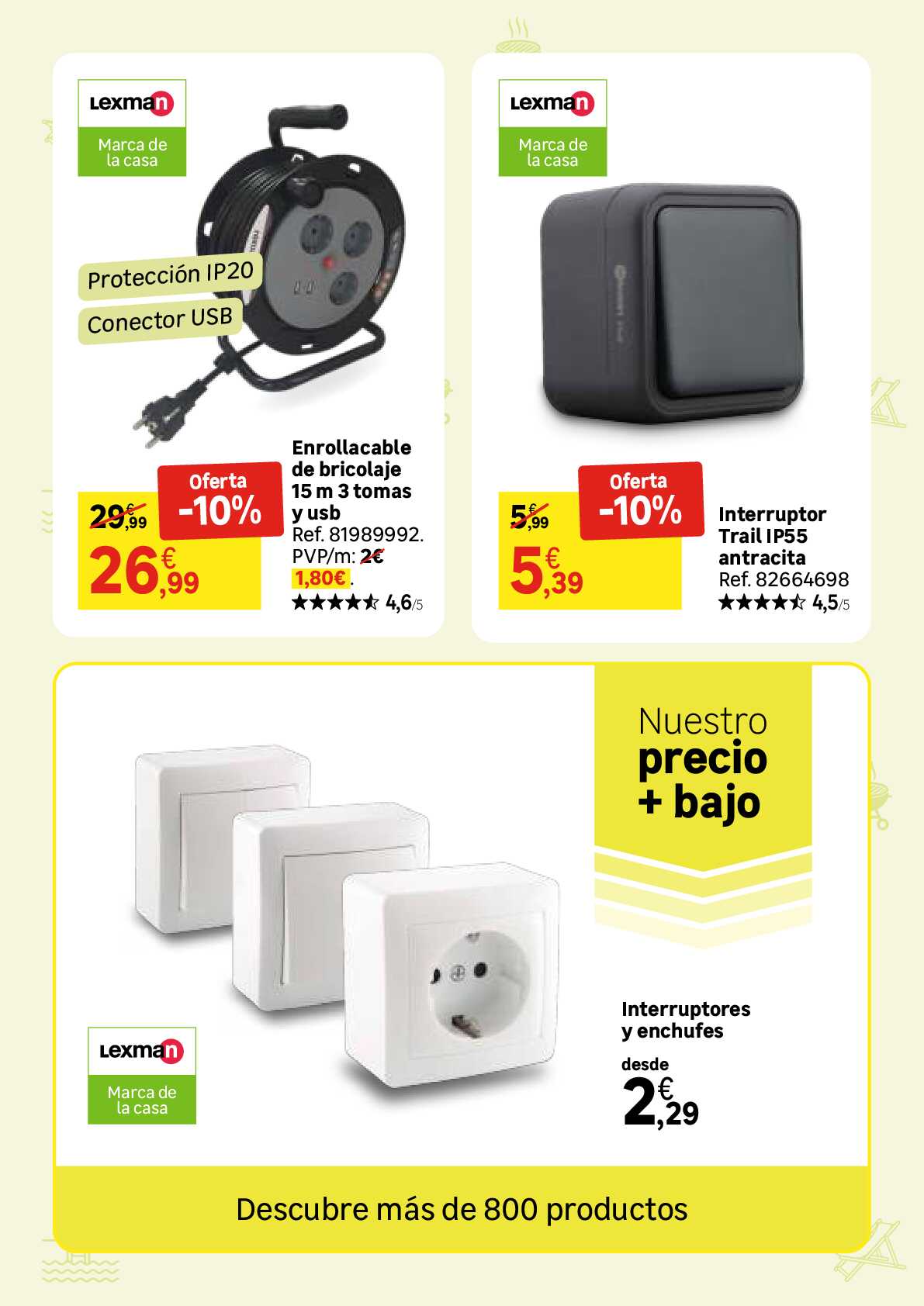 Modo vacaciones. Ofertas hasta -30% Leroy Merlin. Página 63