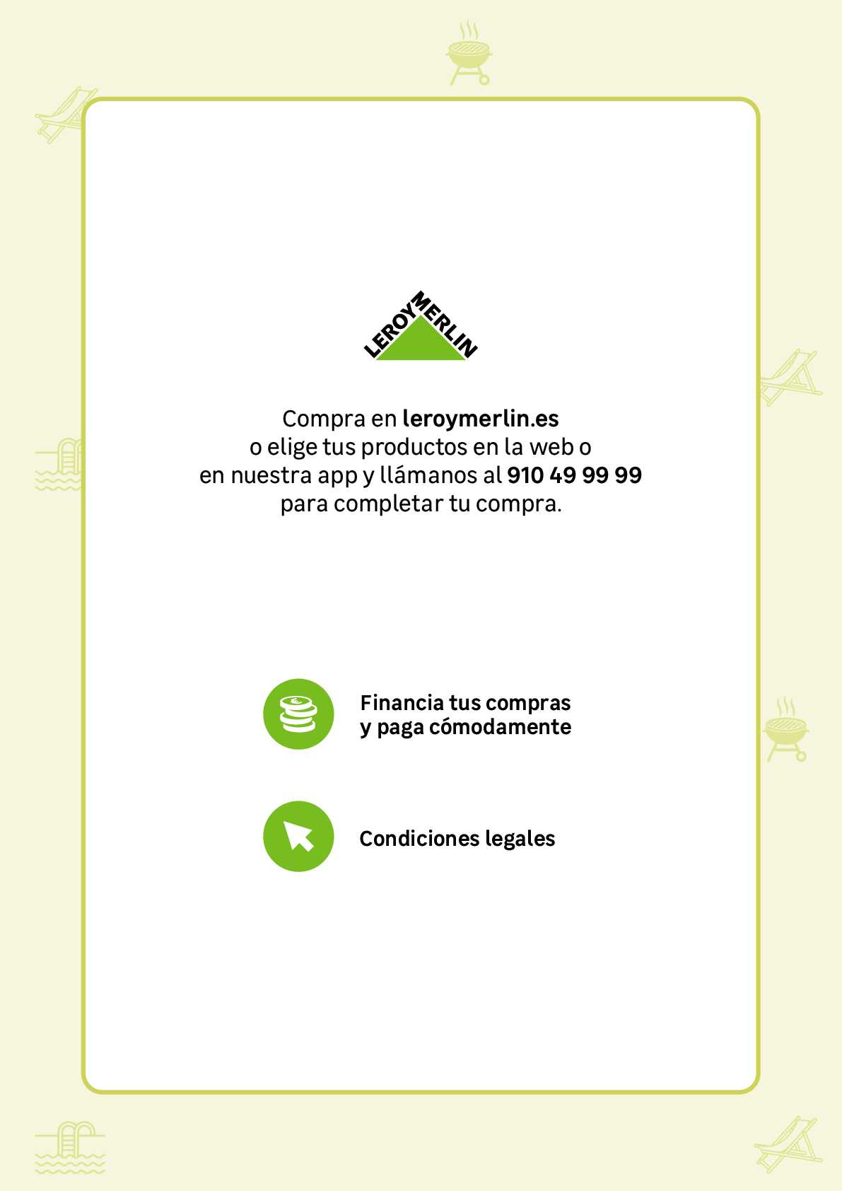 Modo vacaciones. Ofertas hasta -30% Leroy Merlin. Página 72