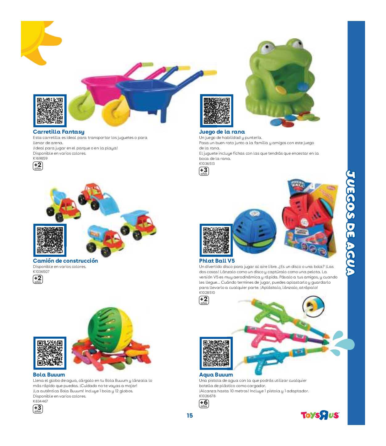 Catálogo de piscinas Toys R Us. Página 15