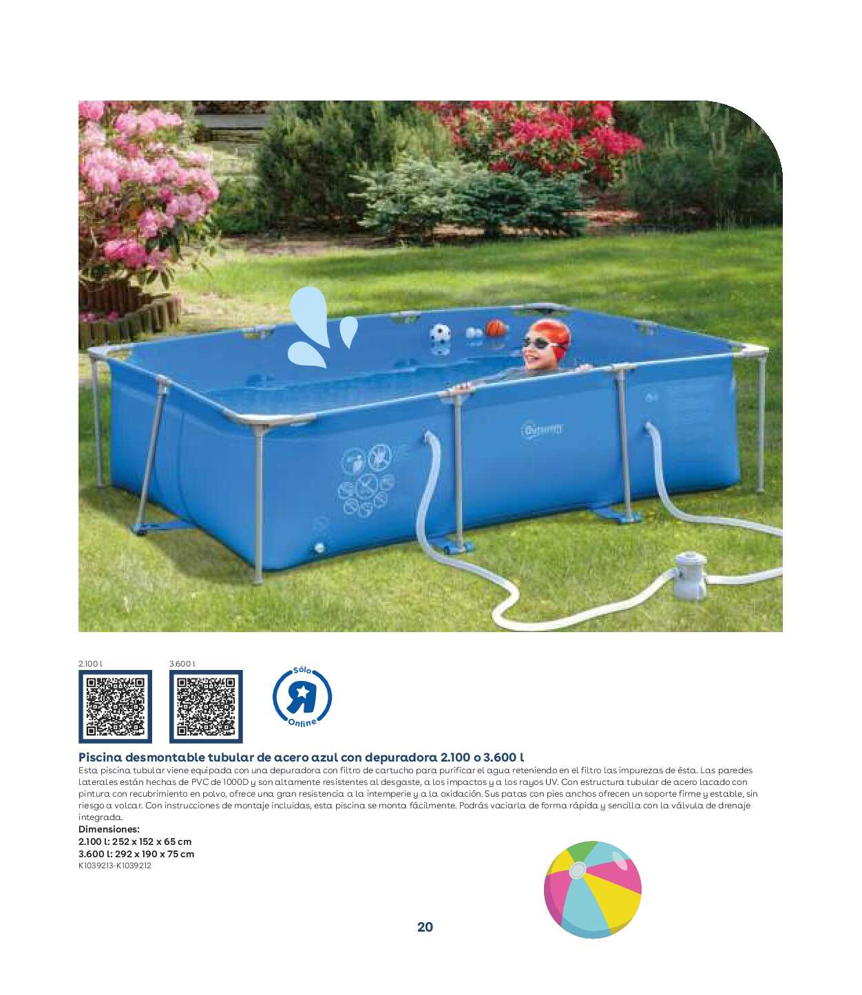 Catálogo de piscinas Toys R Us. Página 20