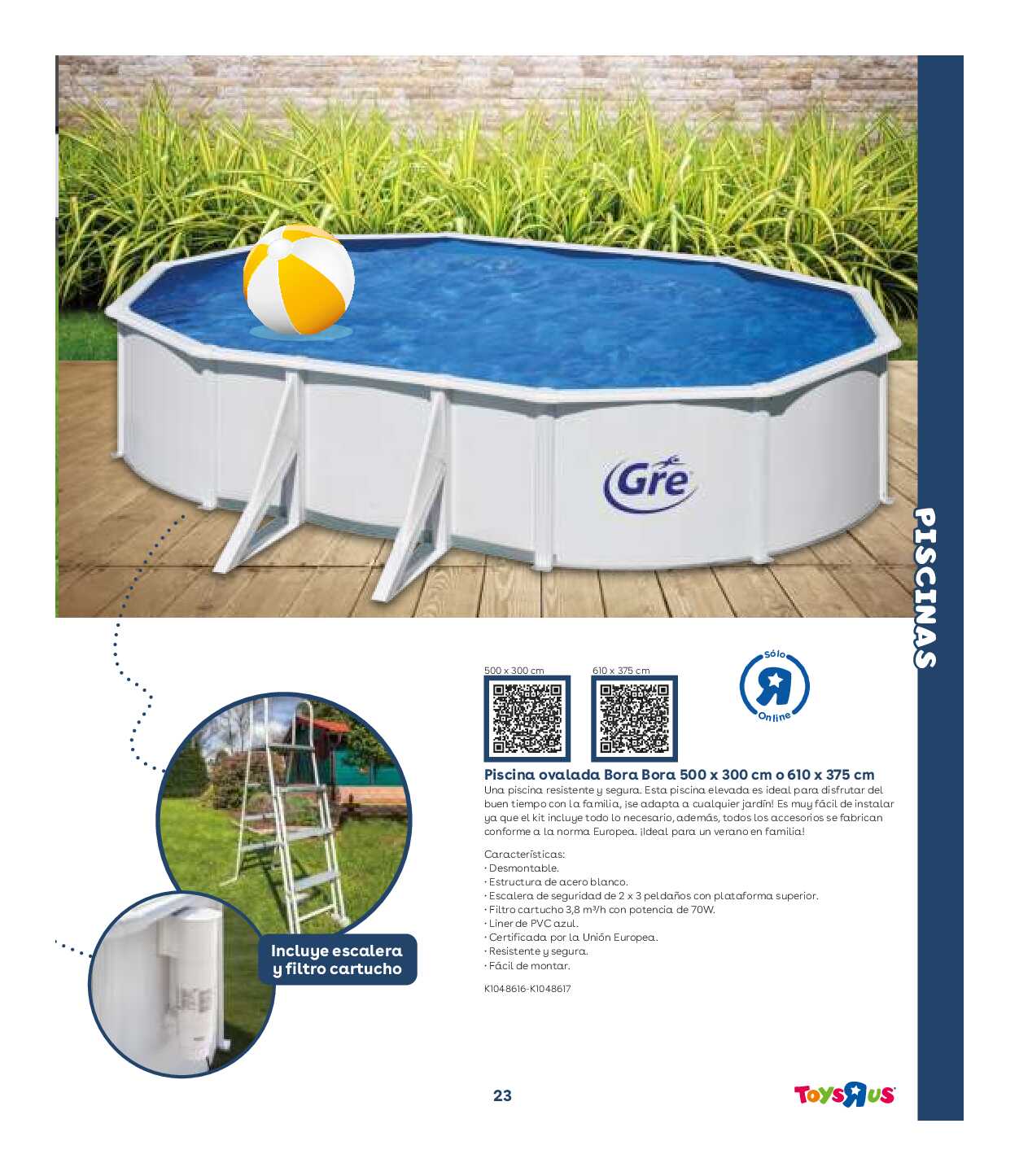 Catálogo de piscinas Toys R Us. Página 23