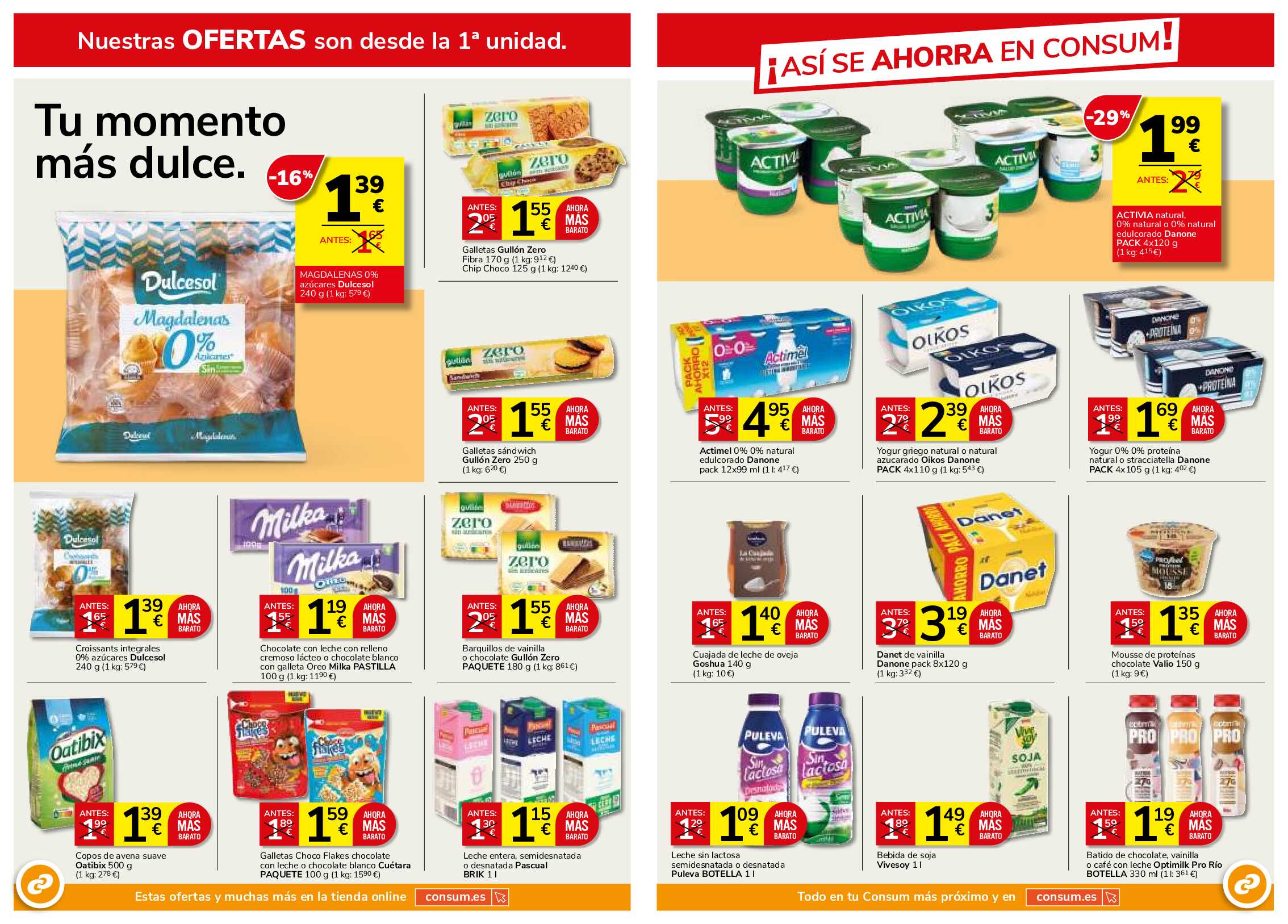 Folleto de ofertas Consum. Página 03