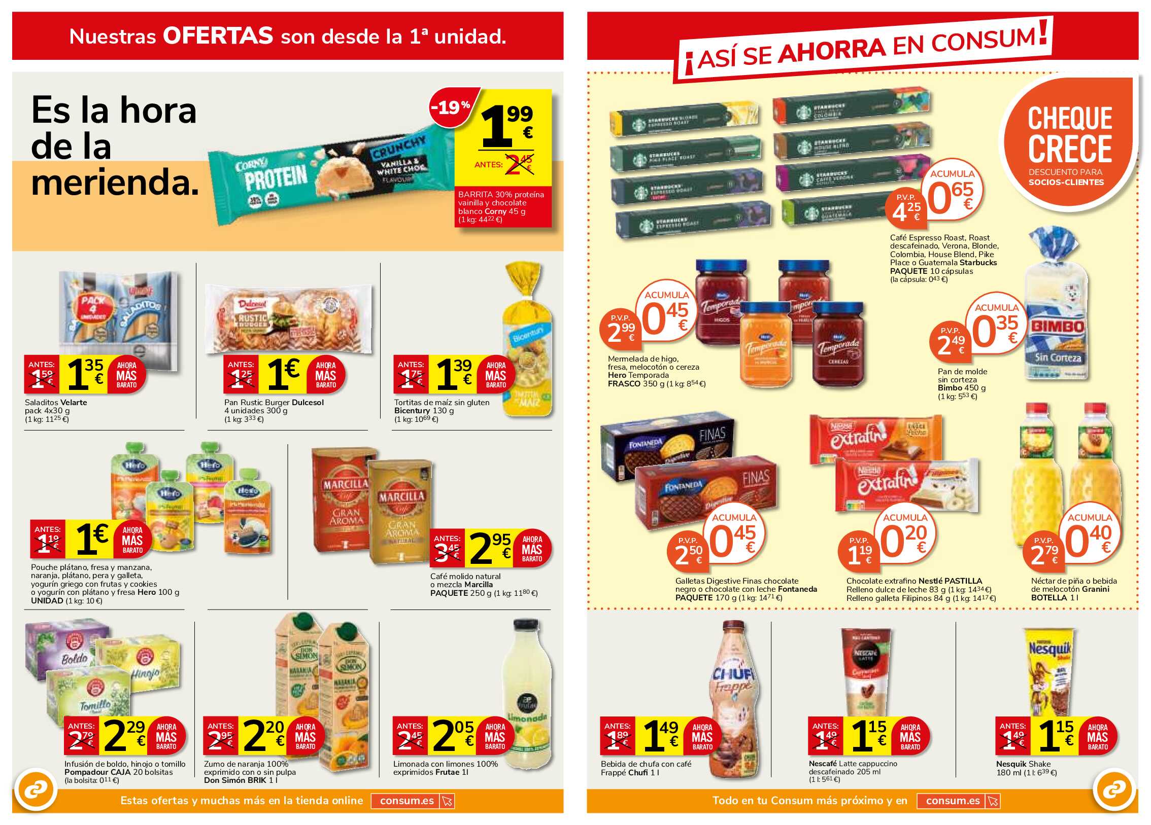 Folleto de ofertas Consum. Página 04