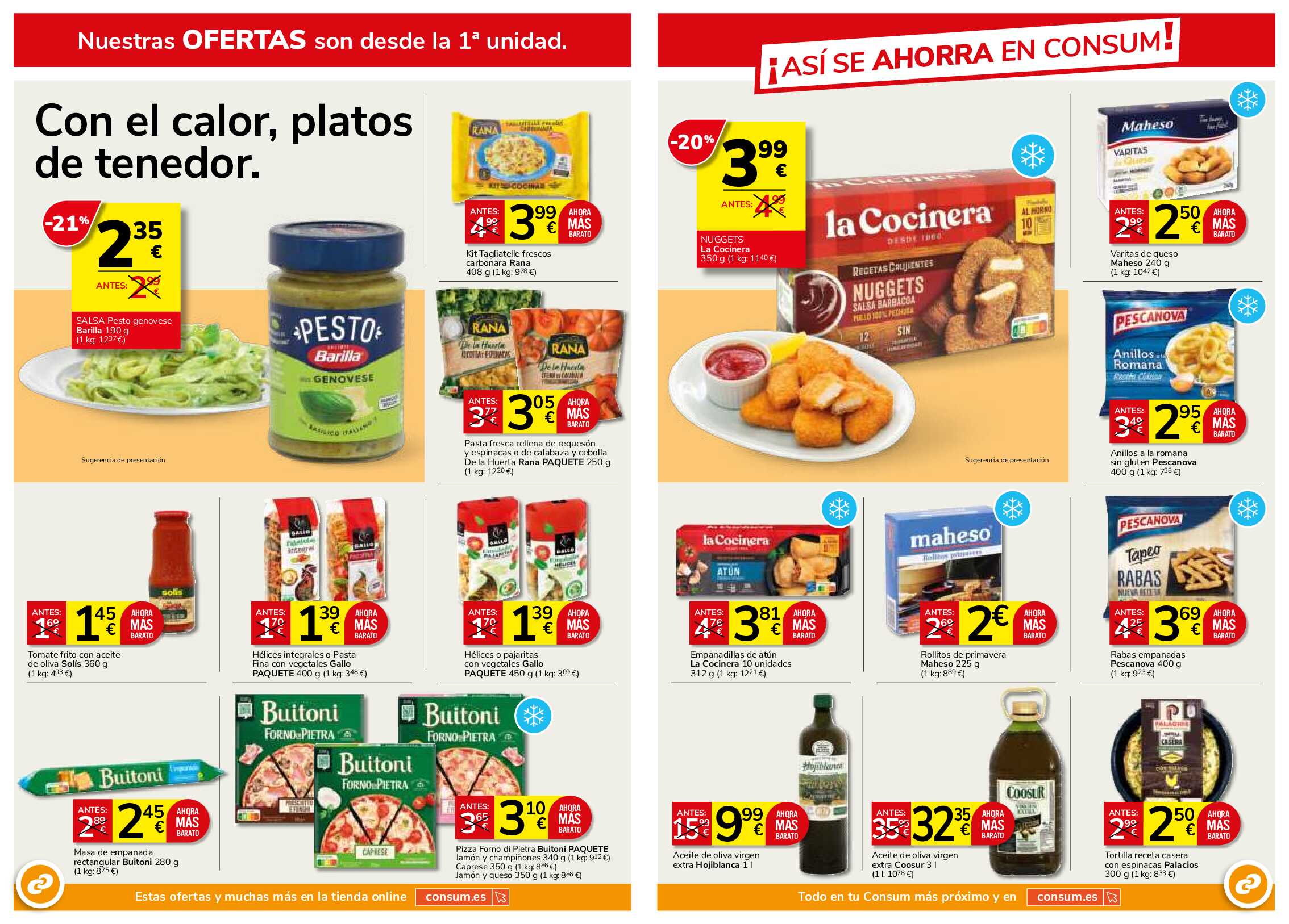 Folleto de ofertas Consum. Página 05