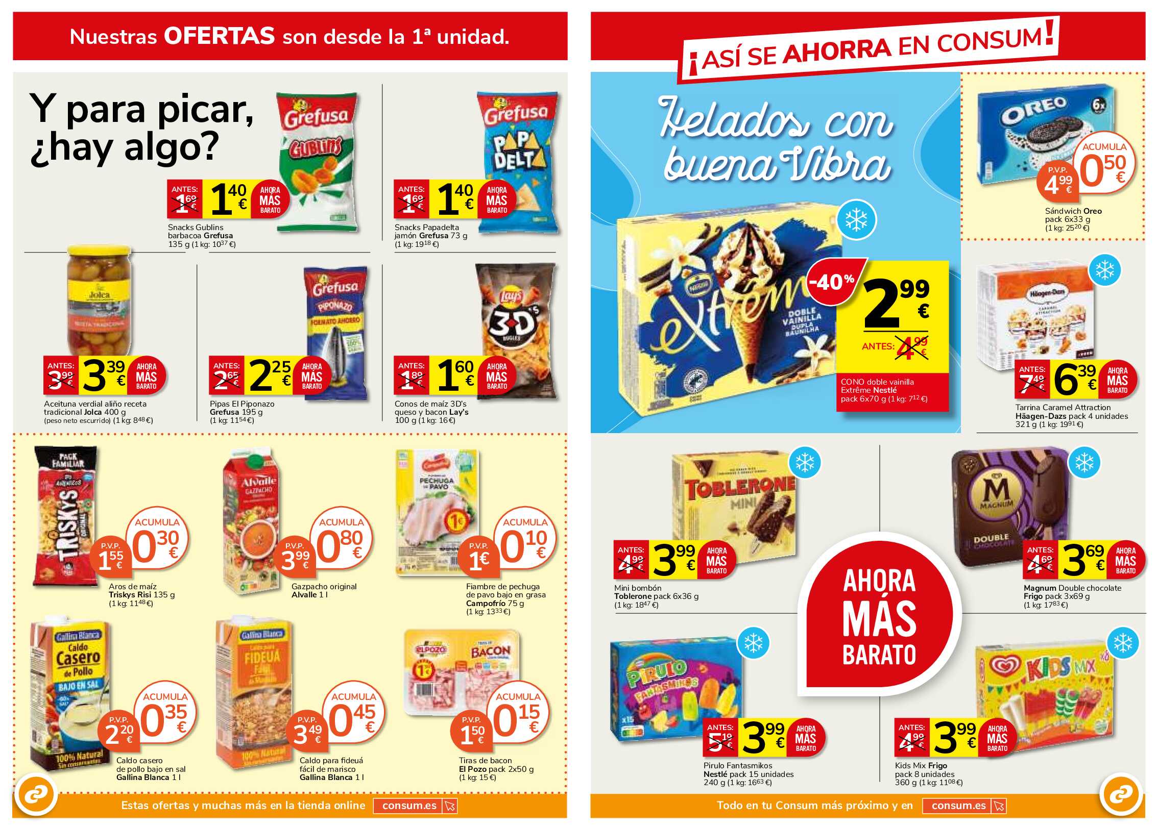 Folleto de ofertas Consum. Página 07