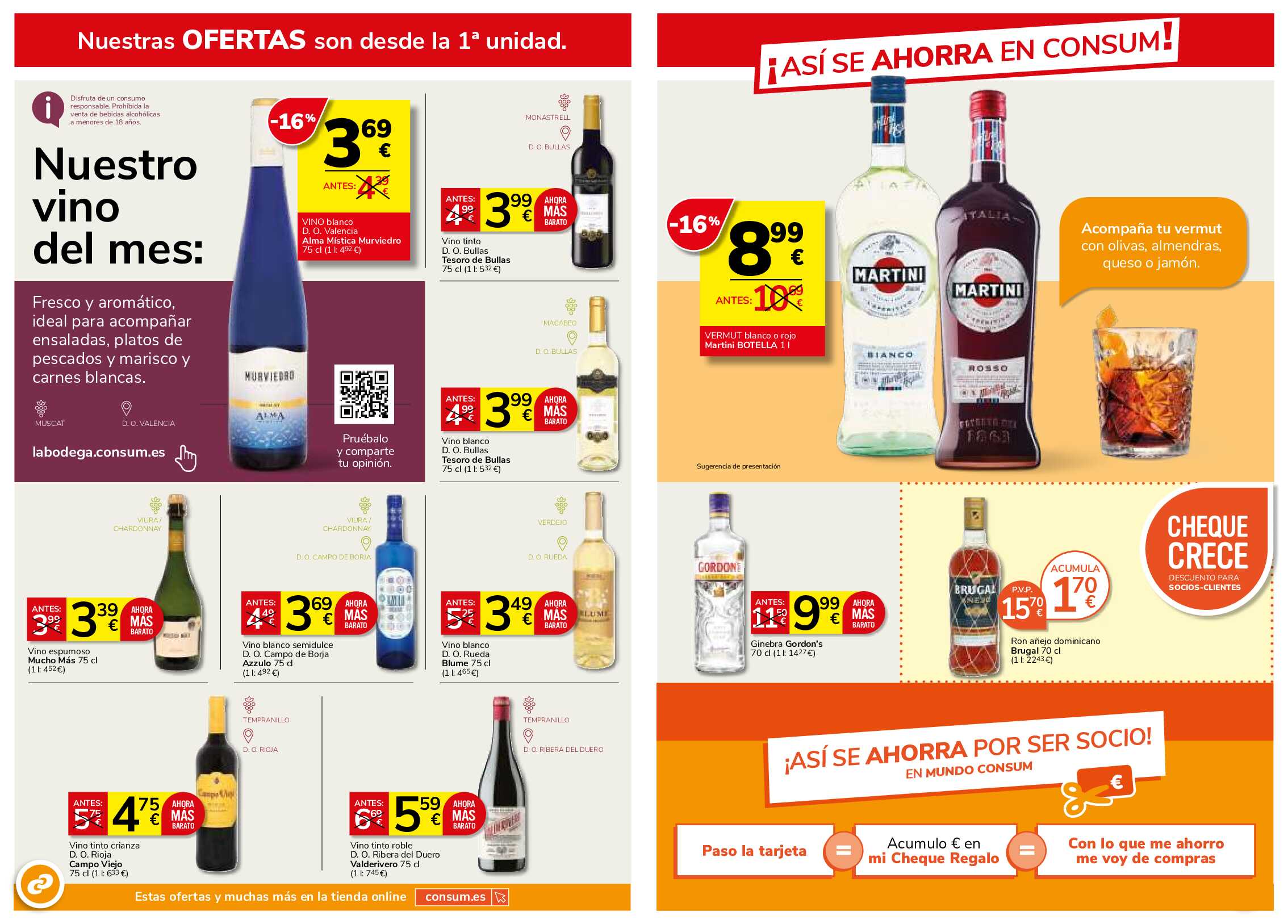 Folleto de ofertas Consum. Página 08