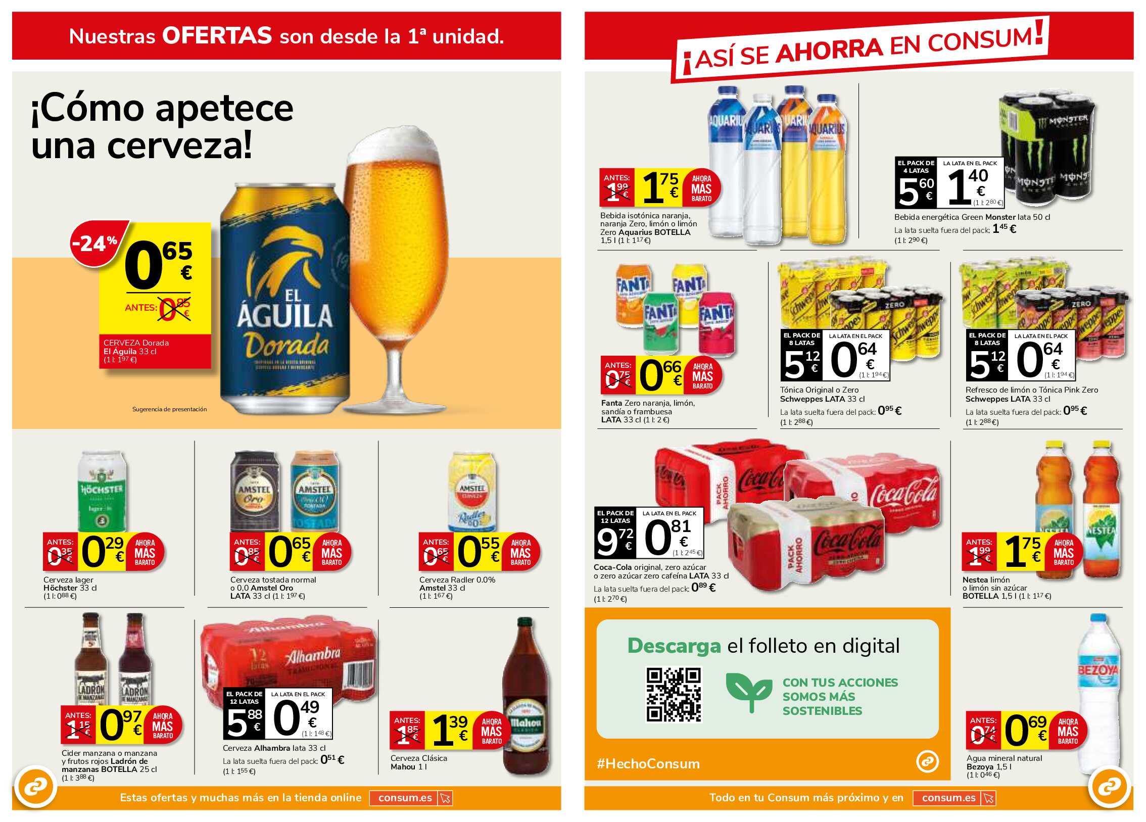 Folleto de ofertas Consum. Página 09
