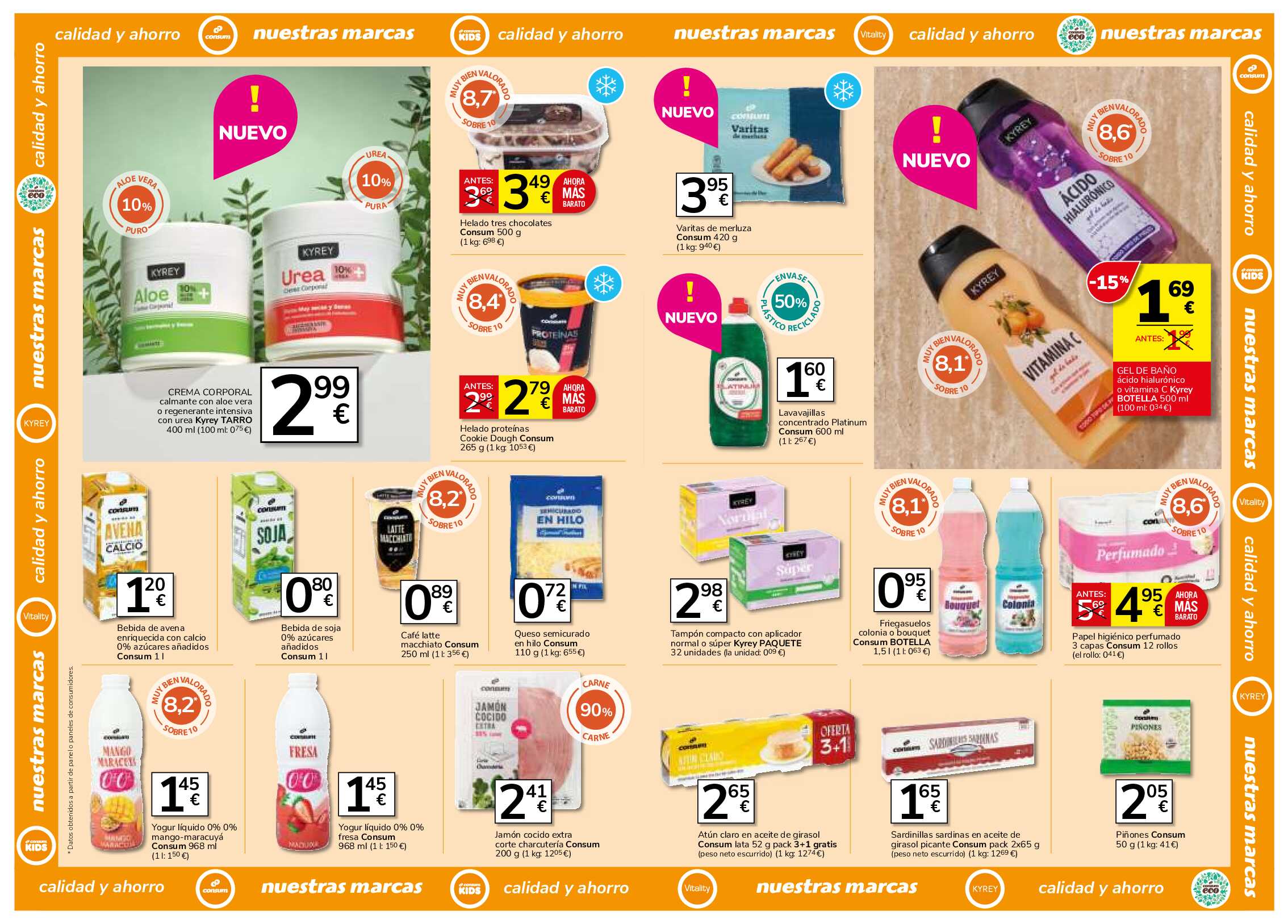 Folleto de ofertas Consum. Página 10
