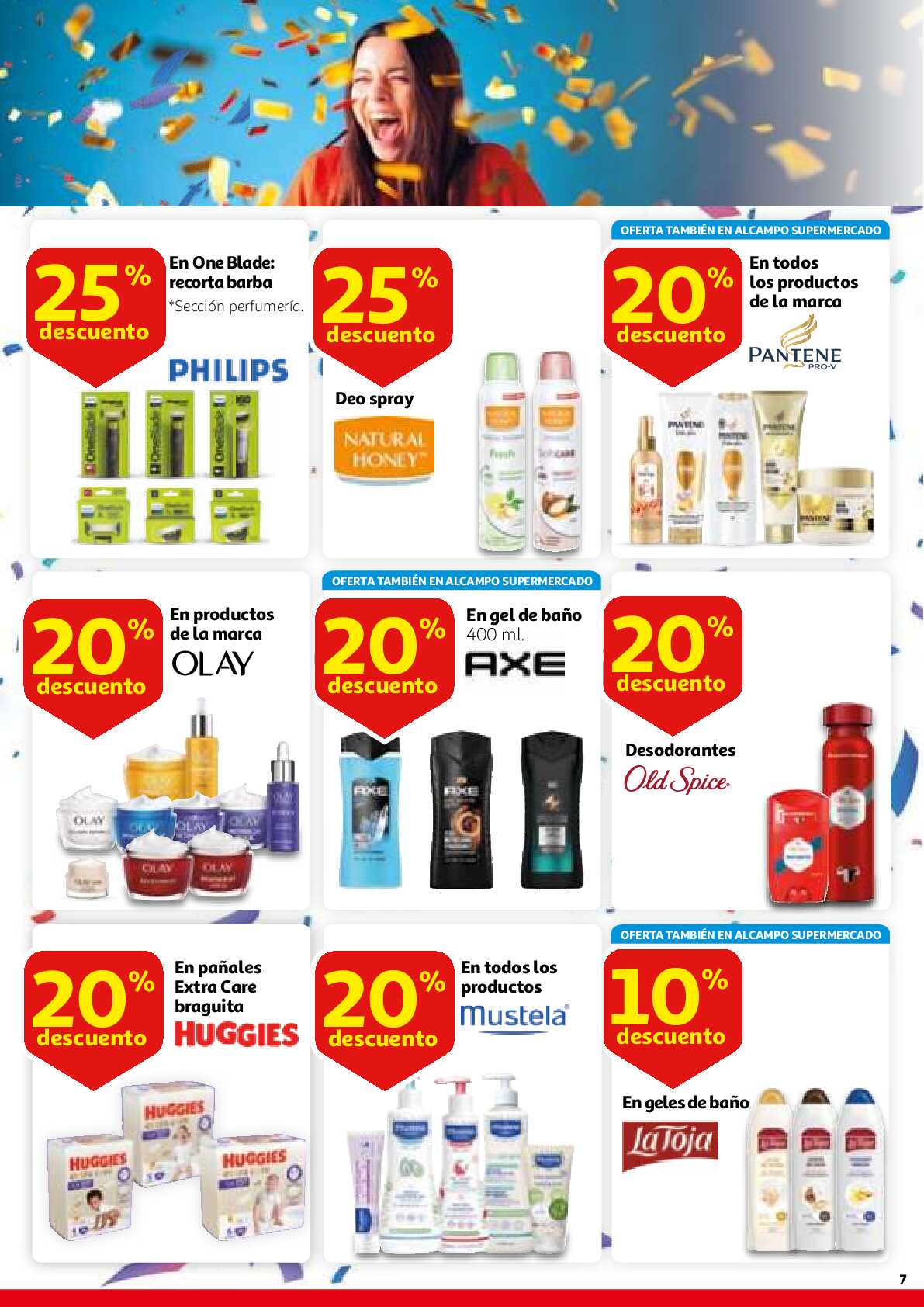 Este aniversario sales ganando Alcampo. Página 07