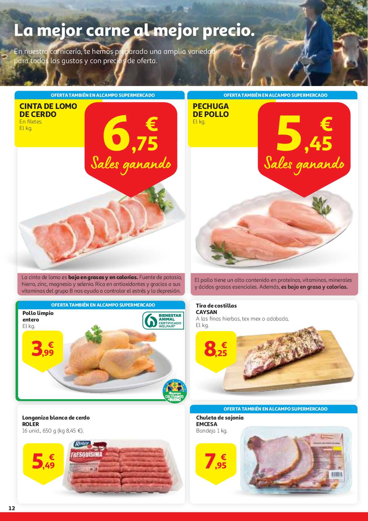 Este aniversario sales ganando Alcampo. Página 12